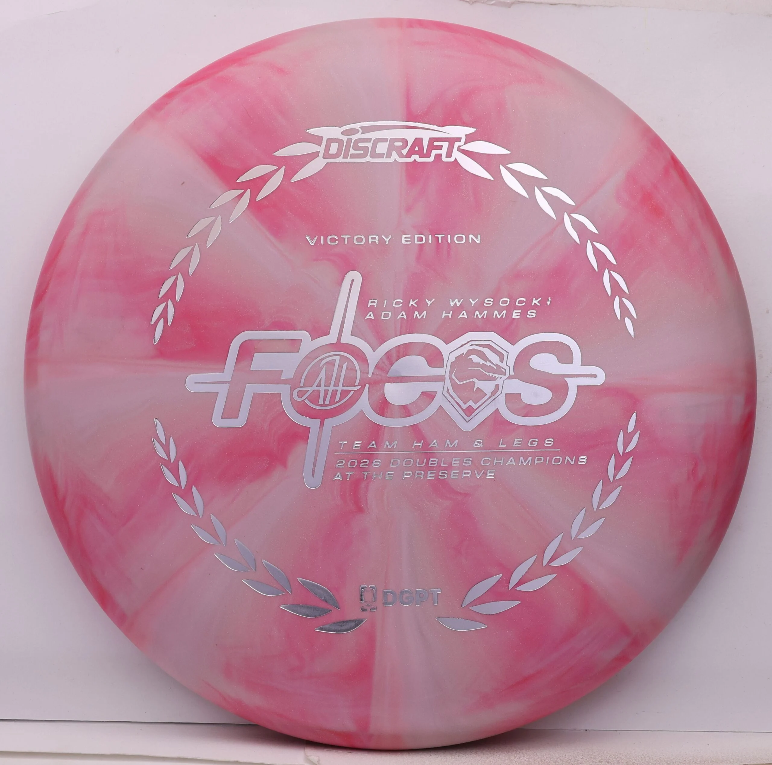 Crazy Tuff Swirl Focus, Ricky Wysocki & Adam Hammes 2026 DGPT Doubles Champion - Image 4