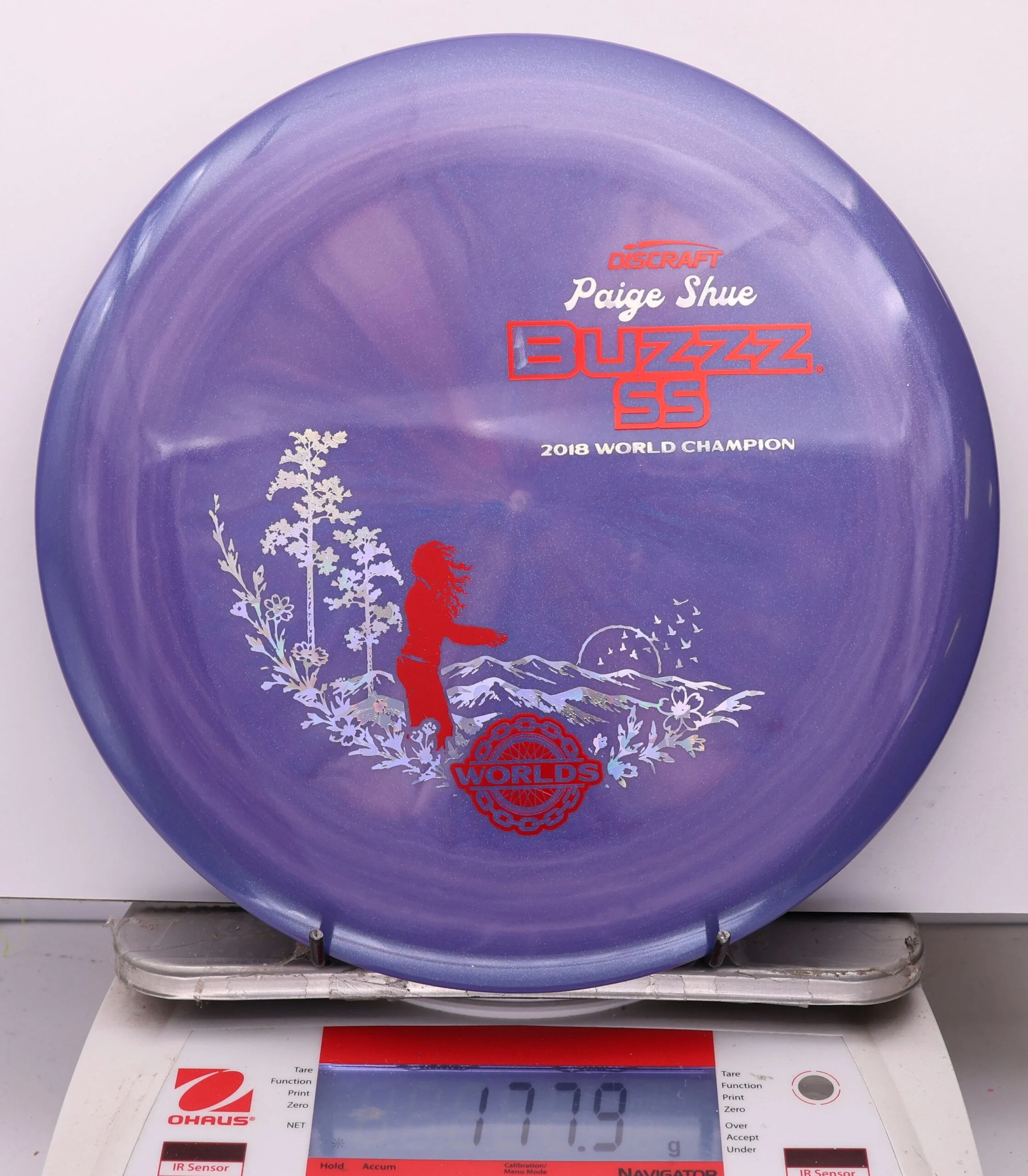 1102280 ESP Colorshift Buzzz SS, Paige Shue 2018 World Champion - Detroit 2026 Worlds - #03 Purple, 178