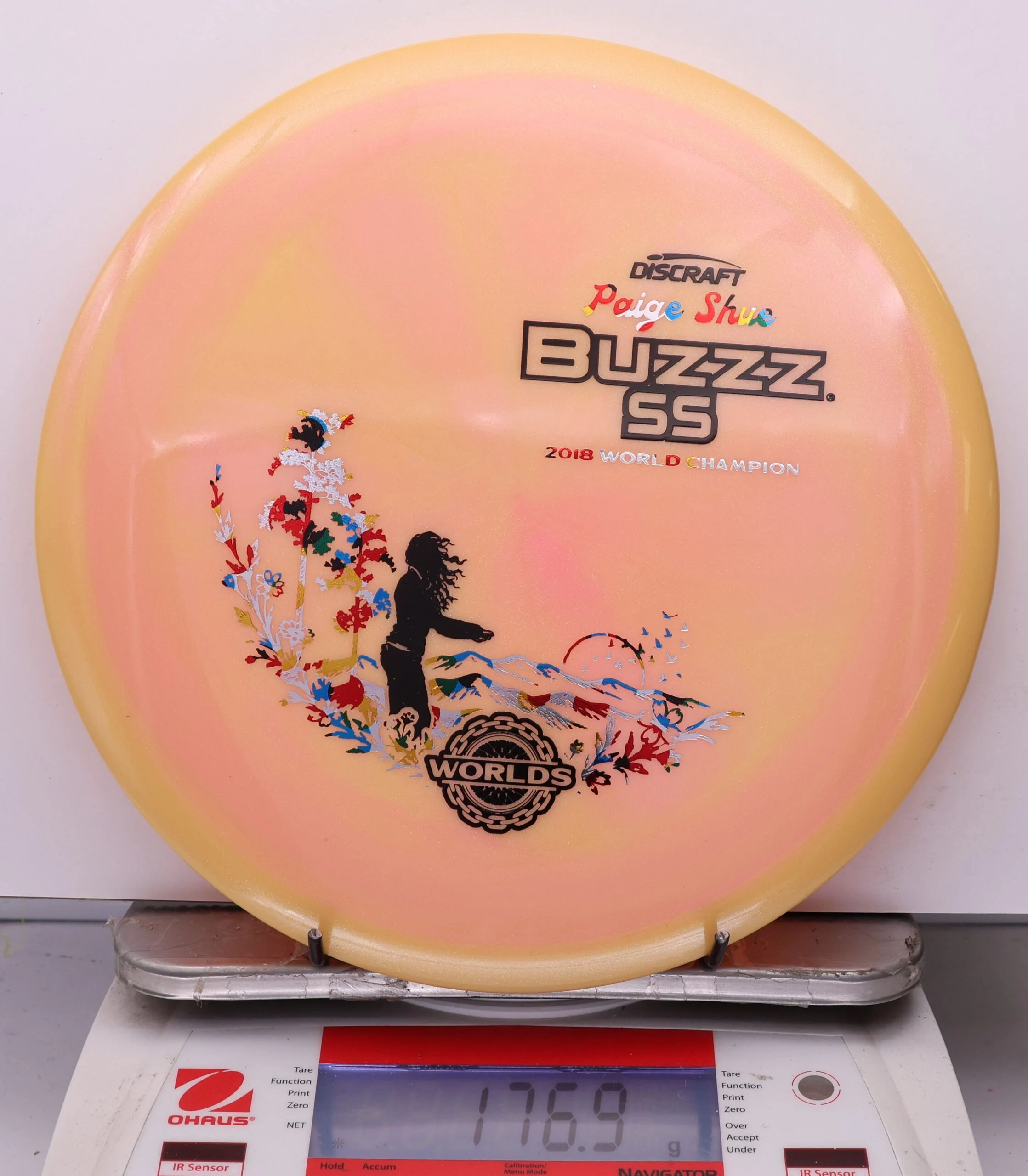 1102293 ESP Colorshift Buzzz SS, Paige Shue 2018 World Champion - Detroit 2026 Worlds - #07 YellowPeach, 177