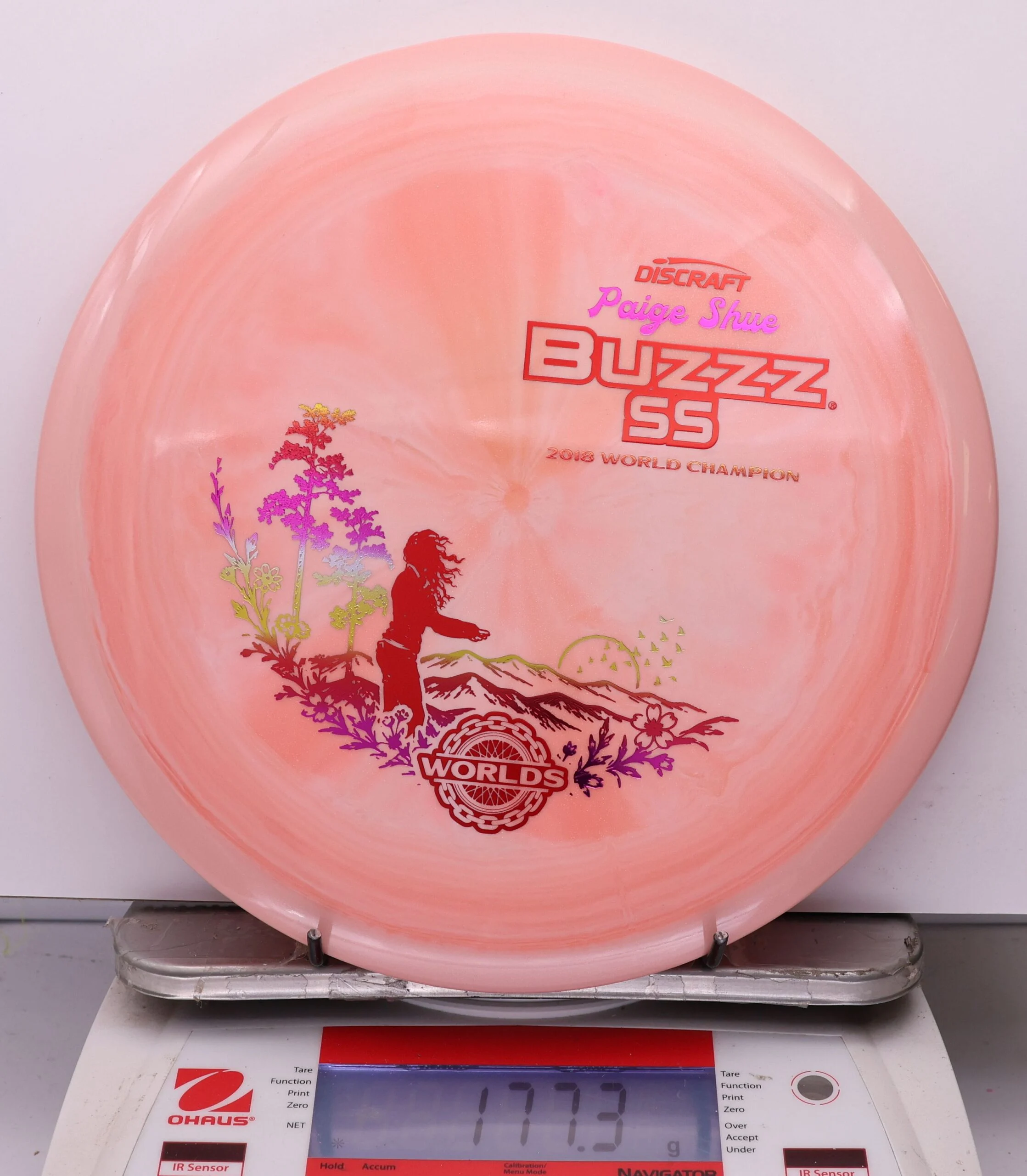 1102295 ESP Colorshift Buzzz SS, Paige Shue 2018 World Champion - Detroit 2026 Worlds - #09 LtPeach, 177