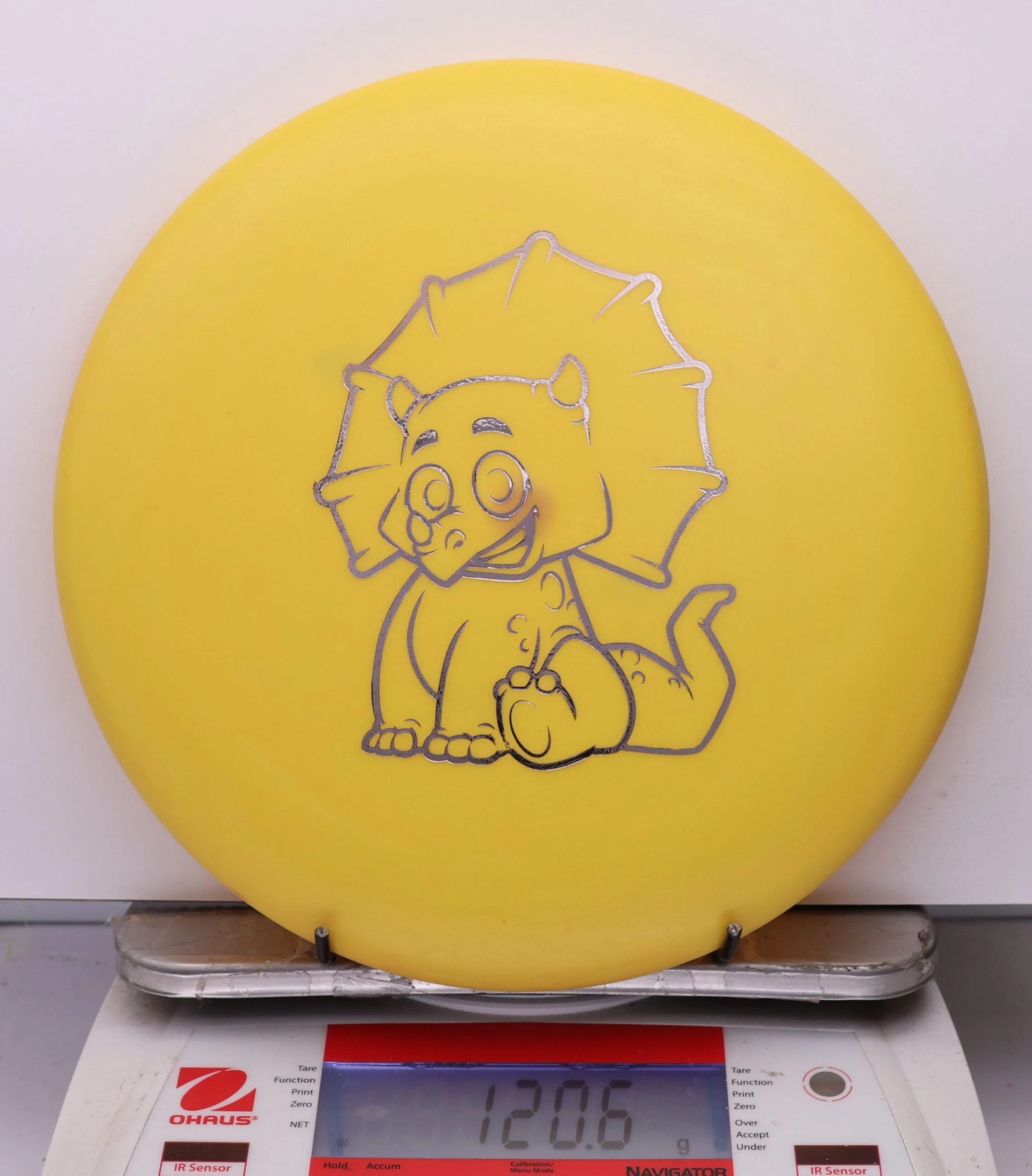 1103203 Egg Shell Triceratops - #697 Yellow, 121