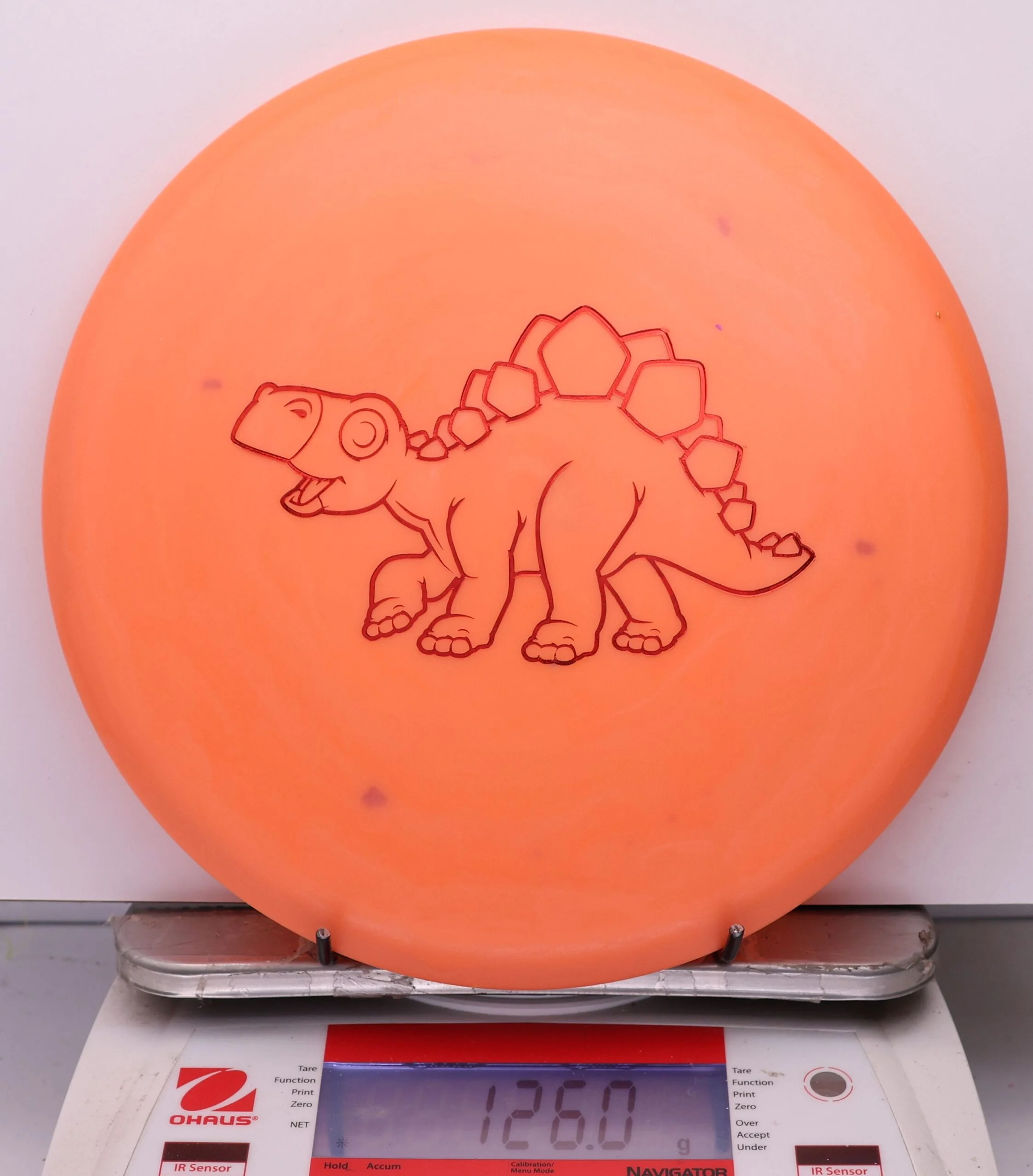 1103260 Egg Shell Stegosaurus - #698 Orange, 126
