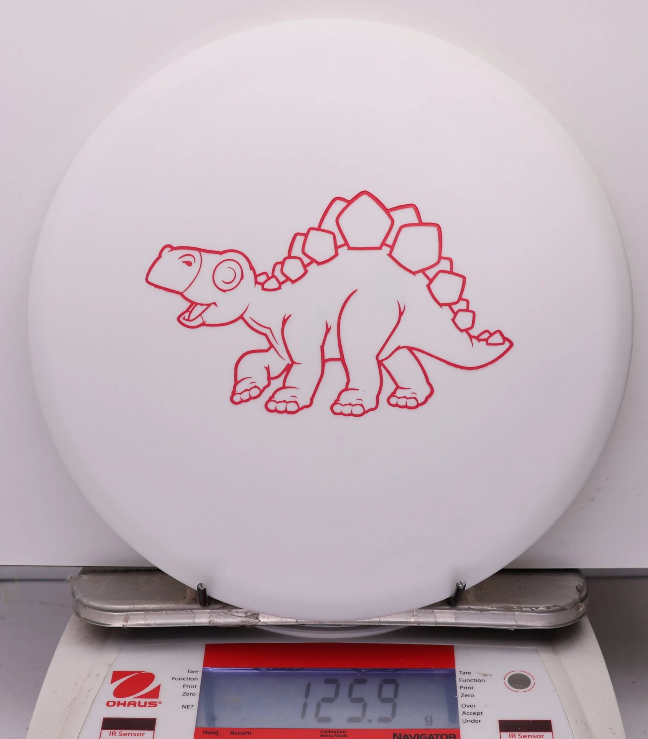 1103267 Egg Shell Stegosaurus - #702 White, 126