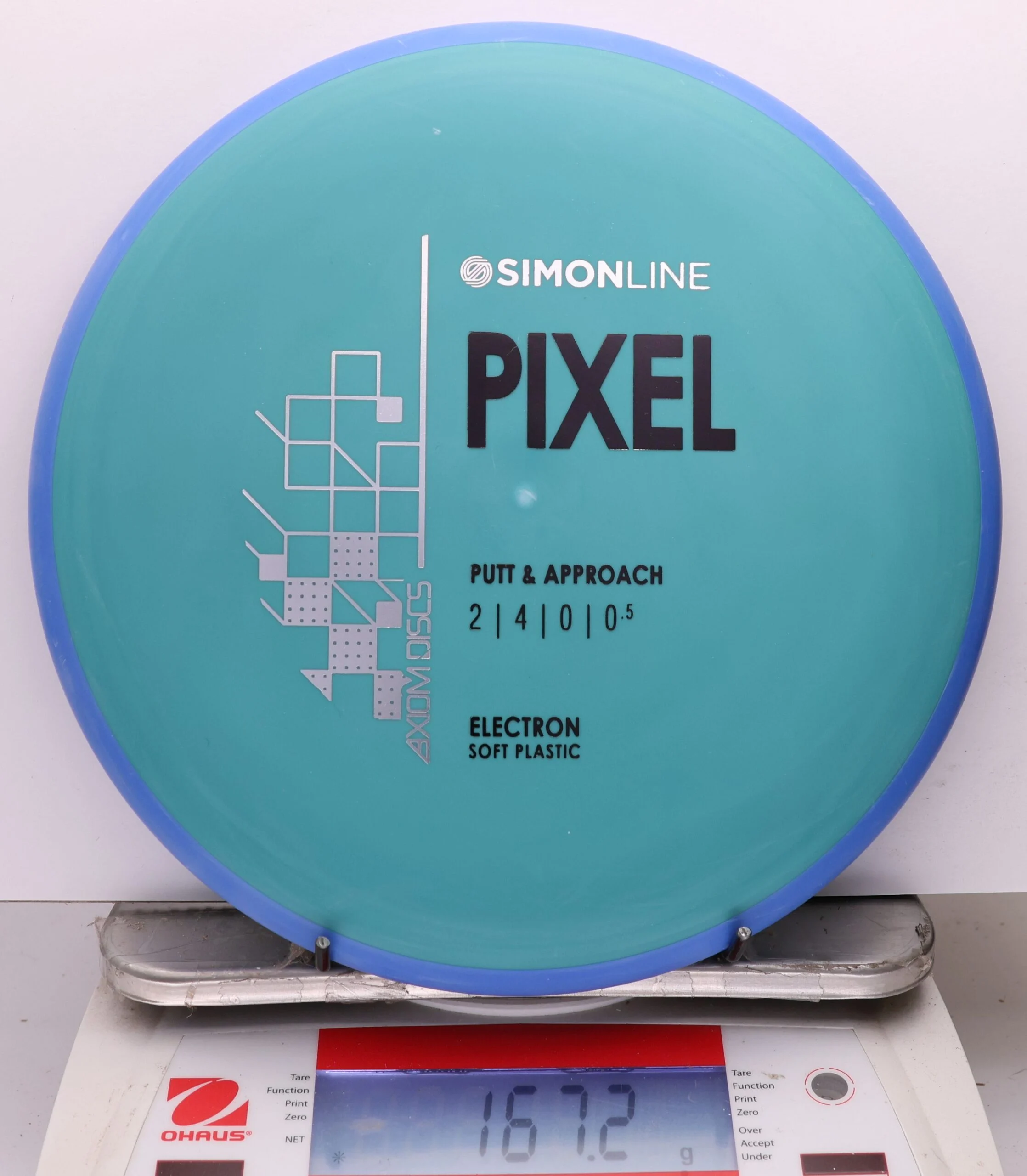 1106748 Simon Line Electron Soft Pixel - #77 Blue-Teal, 167