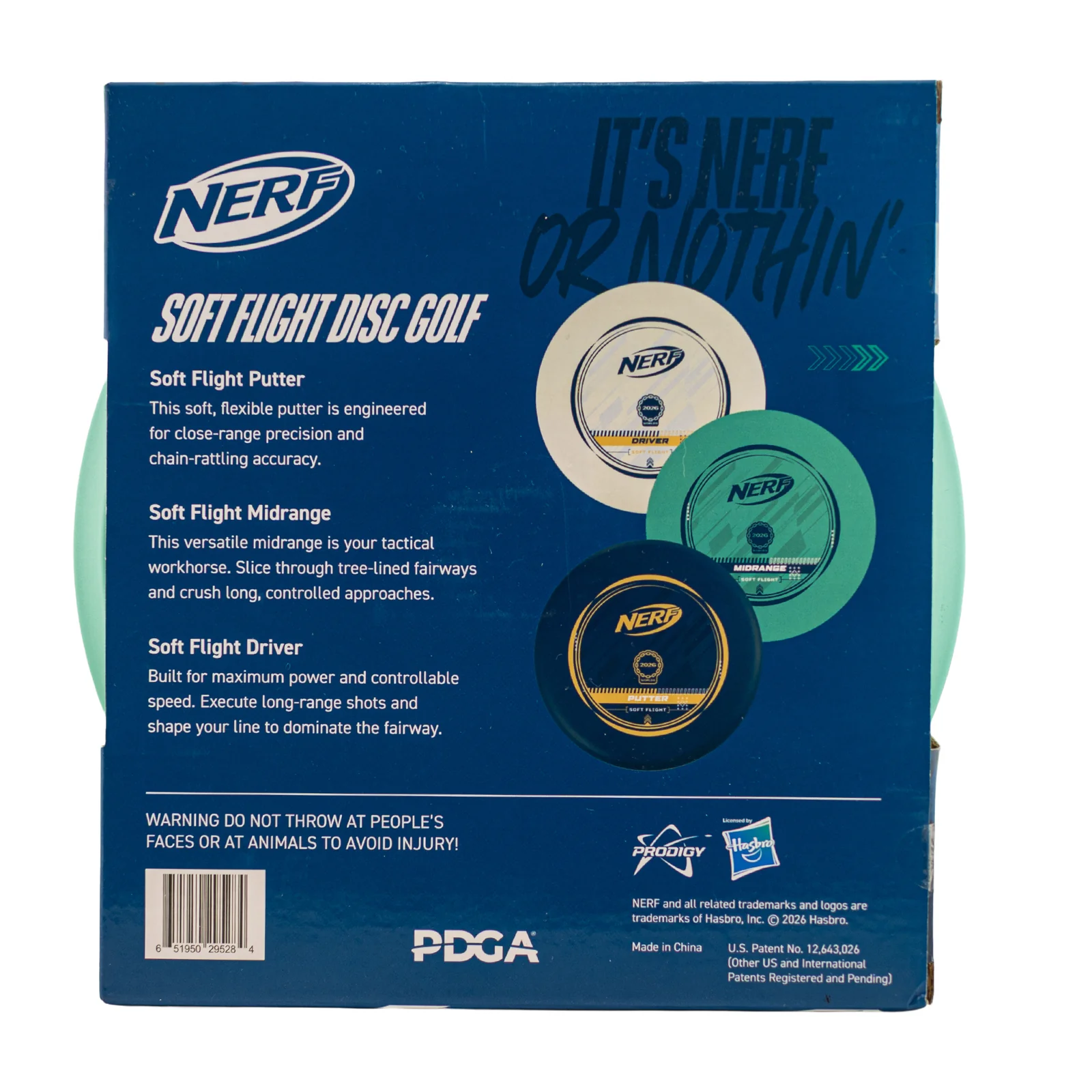 NERF x Prodigy Soft Flight PDGA World Championship 3-Disc Set, Limited Edition - Image 6