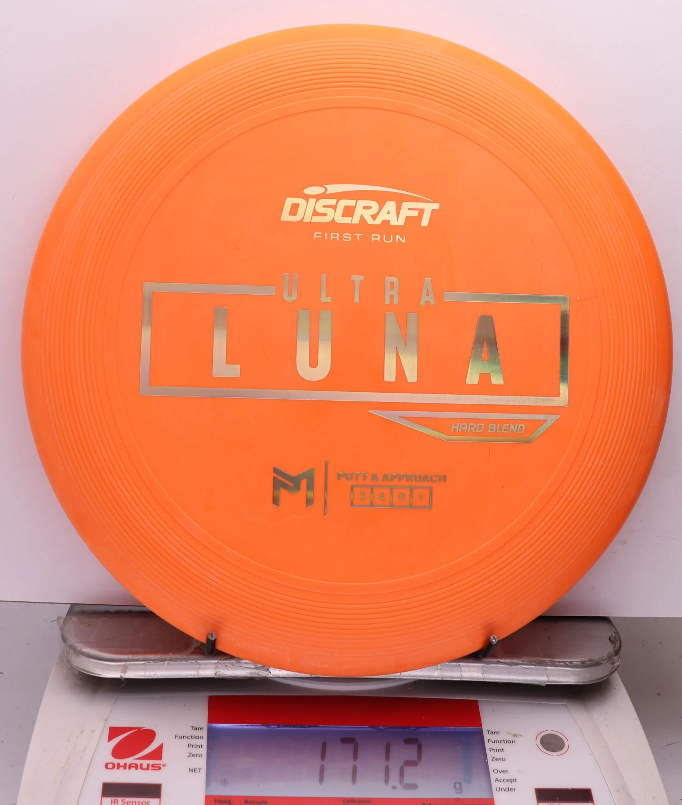 1107429 Putter Line Hard UltraLuna, Paul McBeth First Run - #39 Orange, 171