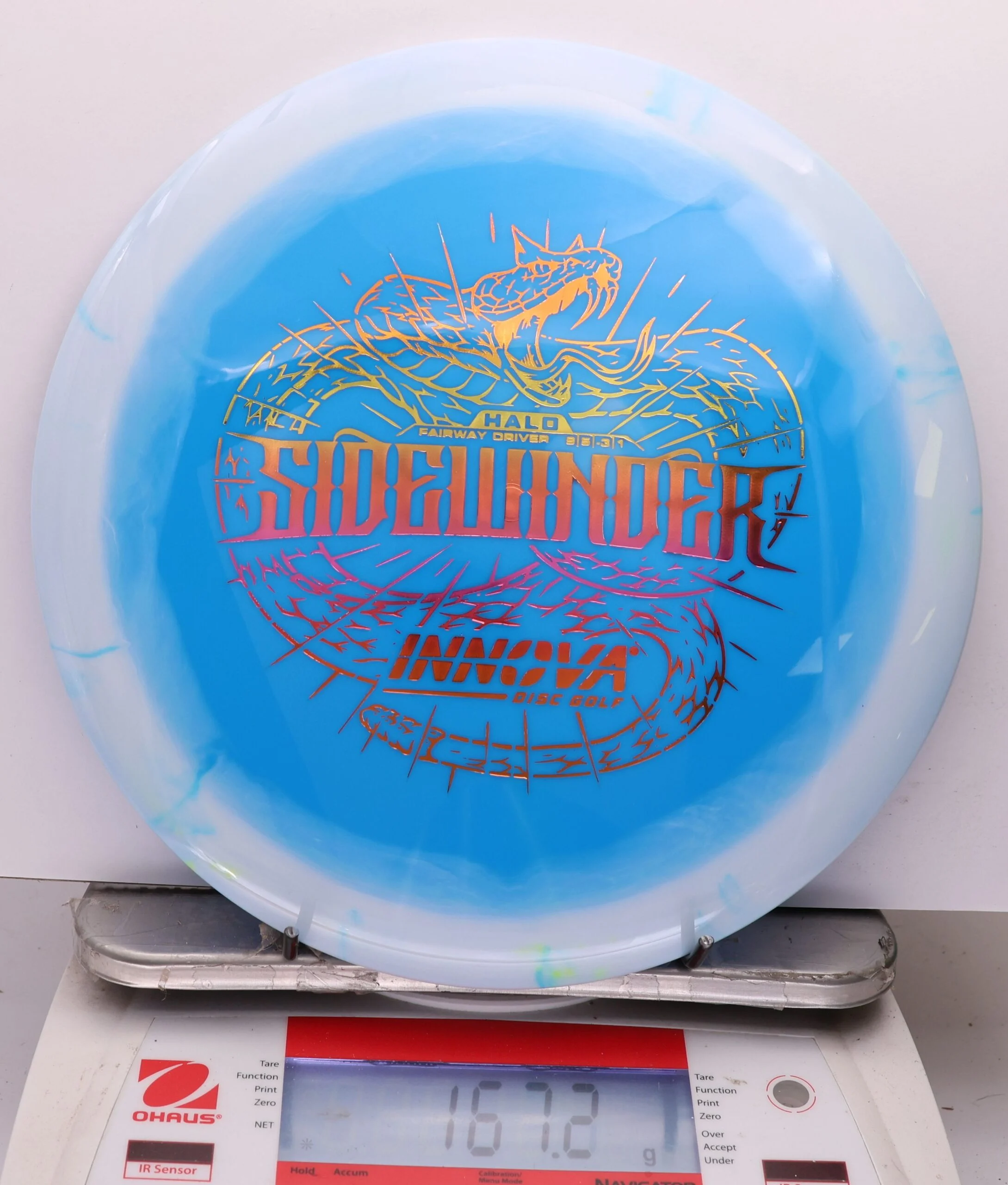 1110019 Halo Star Sidewinder - #202 White-Blue, 167