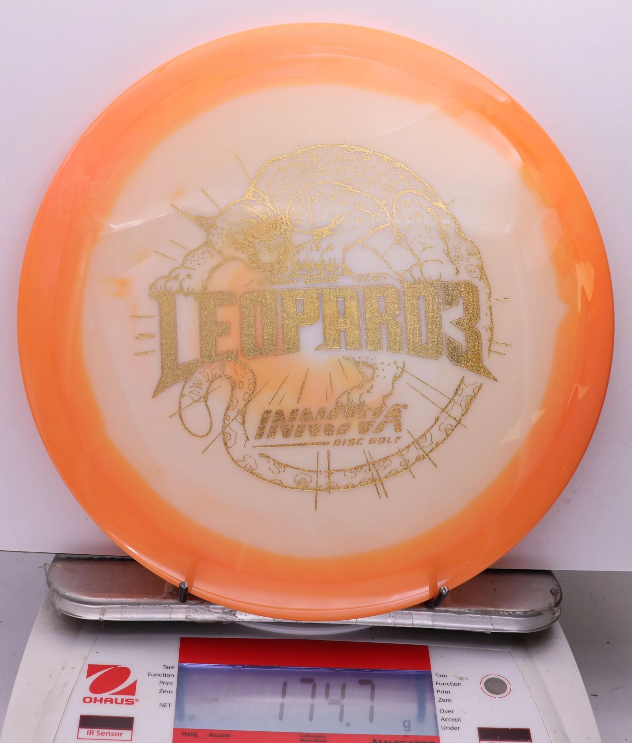 1110078 Halo Star Leopard3 - #202 Orange-White, 175