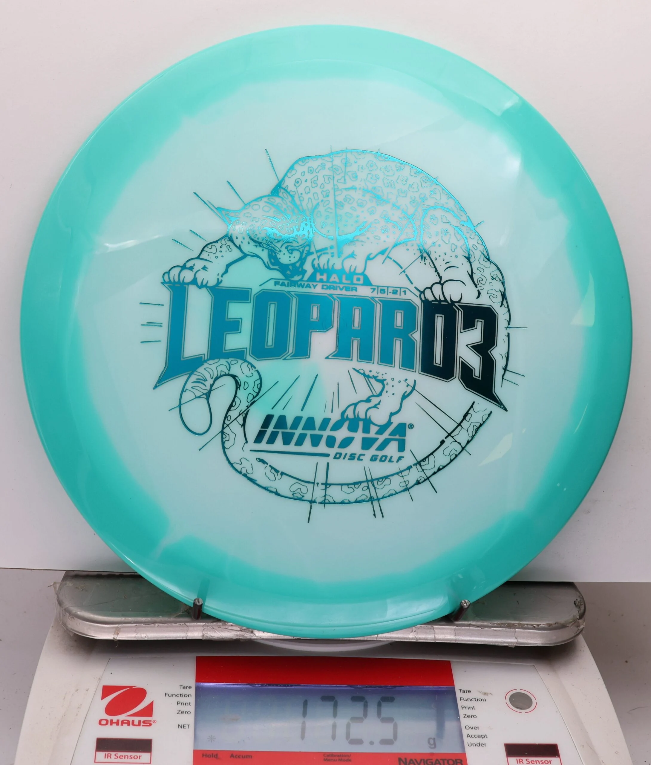 1110087 Halo Star Leopard3 - #207 Aqua-White, 173
