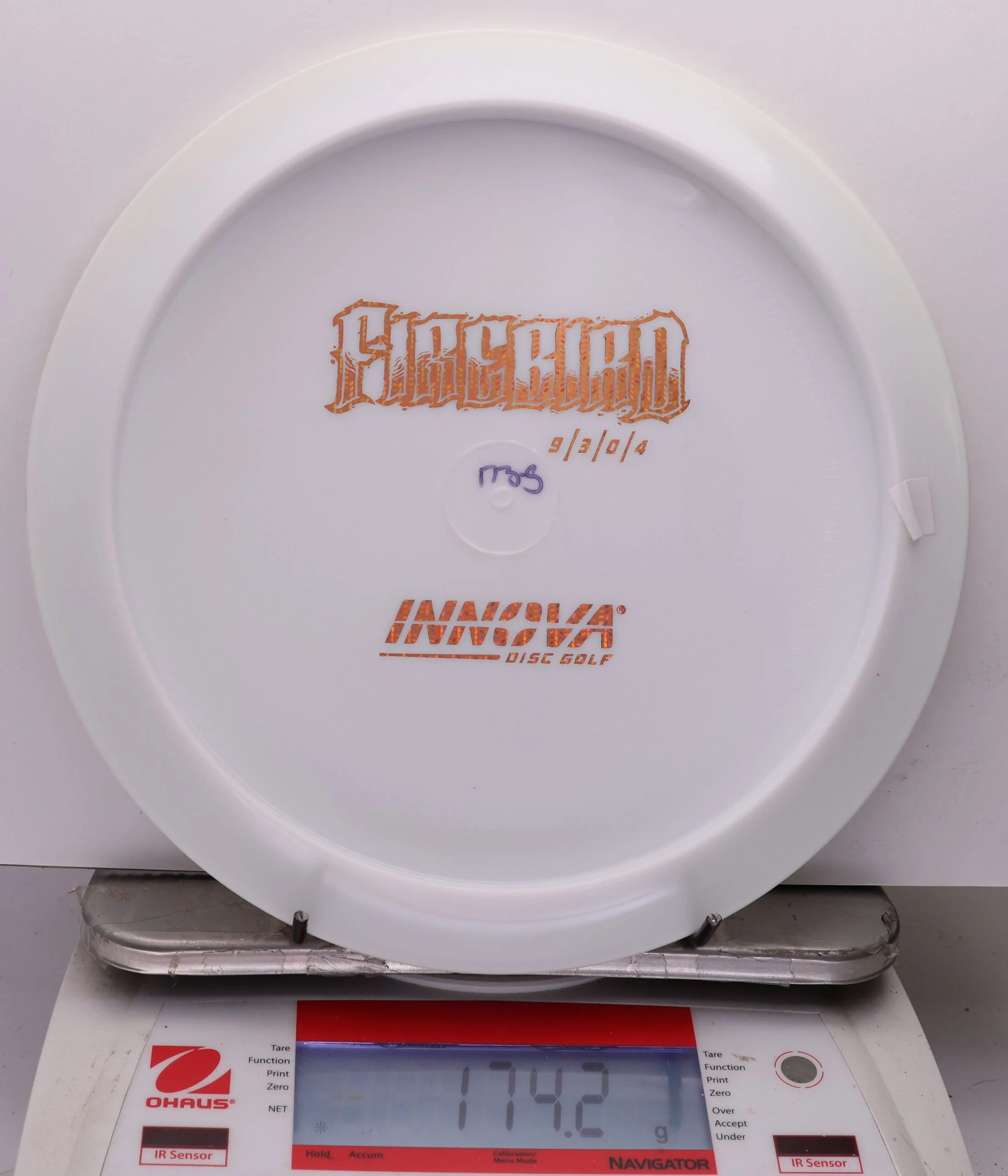 1110321 Star Firebird, Bottom Stamp - #200 White, 174