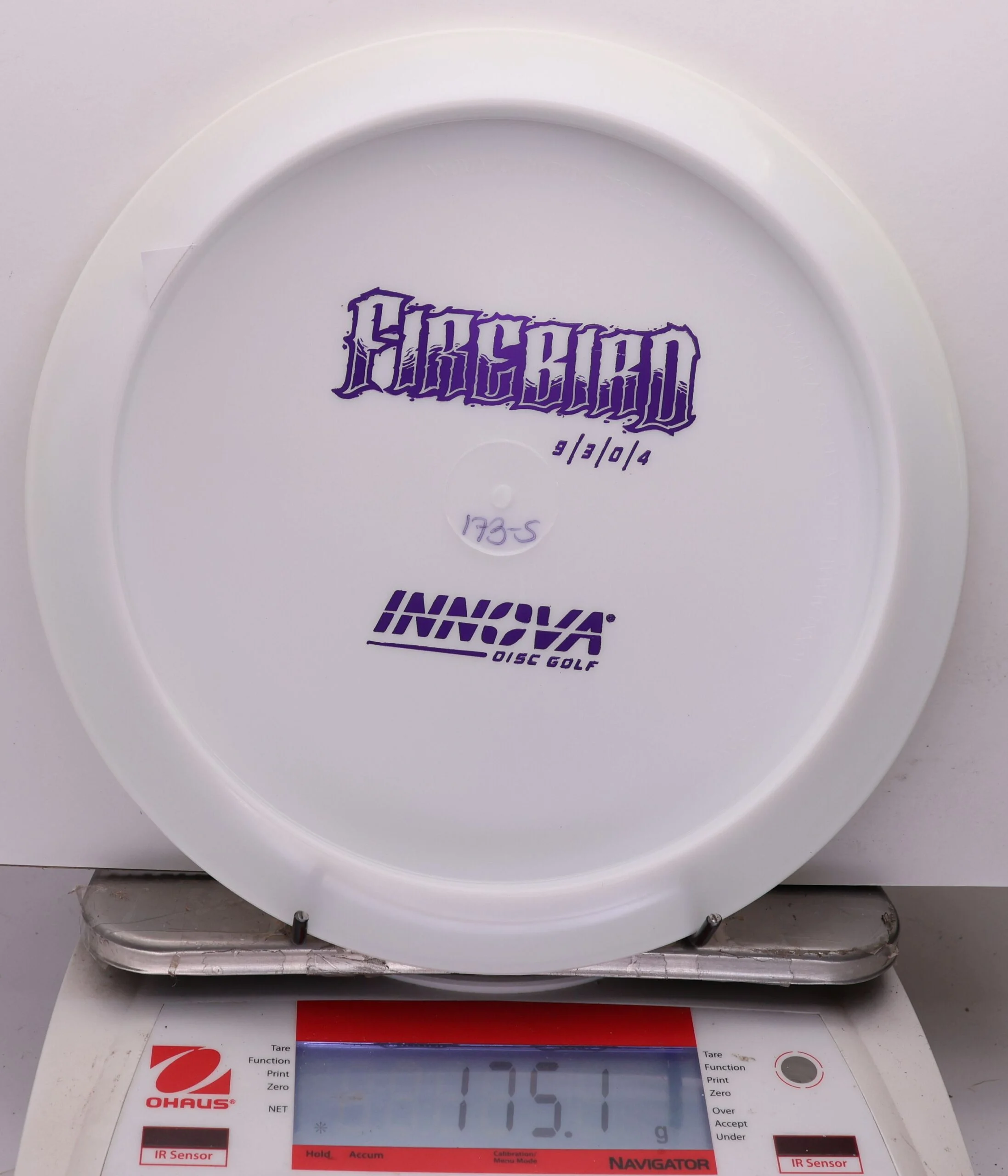 1110322 Star Firebird, Bottom Stamp - #201 White, 175