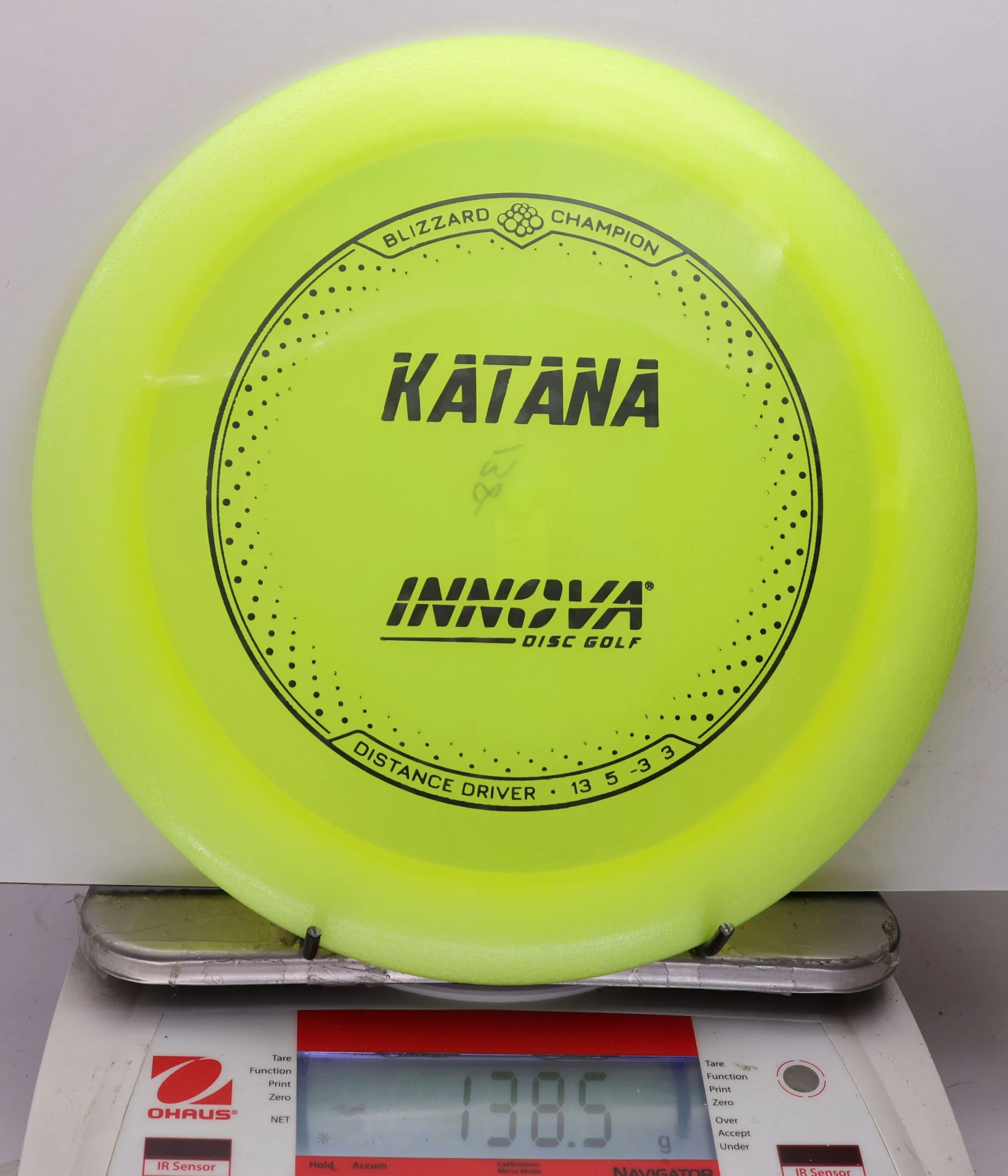 1110755 Blizzard Katana - #205 NYellow, 139
