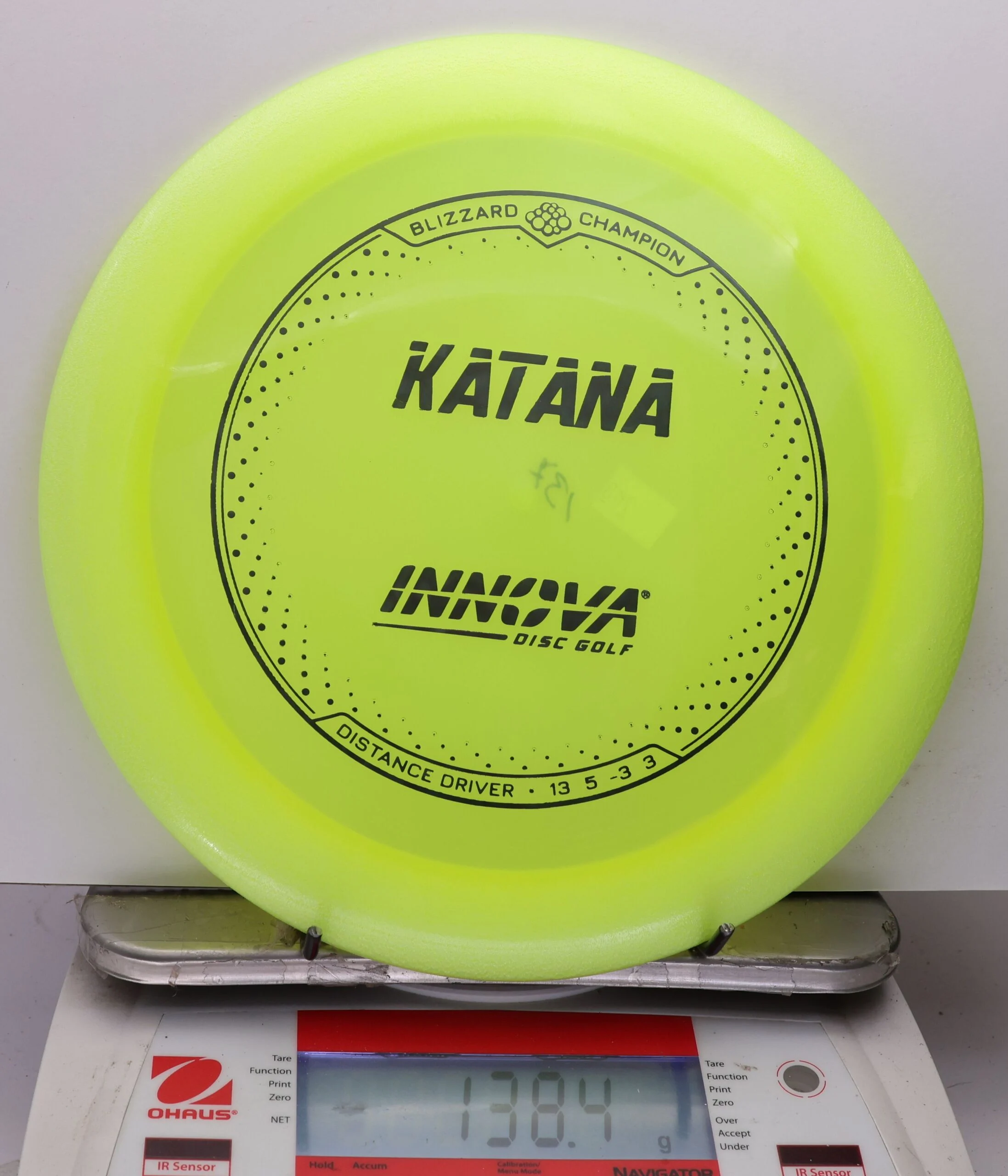 1110758 Blizzard Katana - #208 NYellow, 138