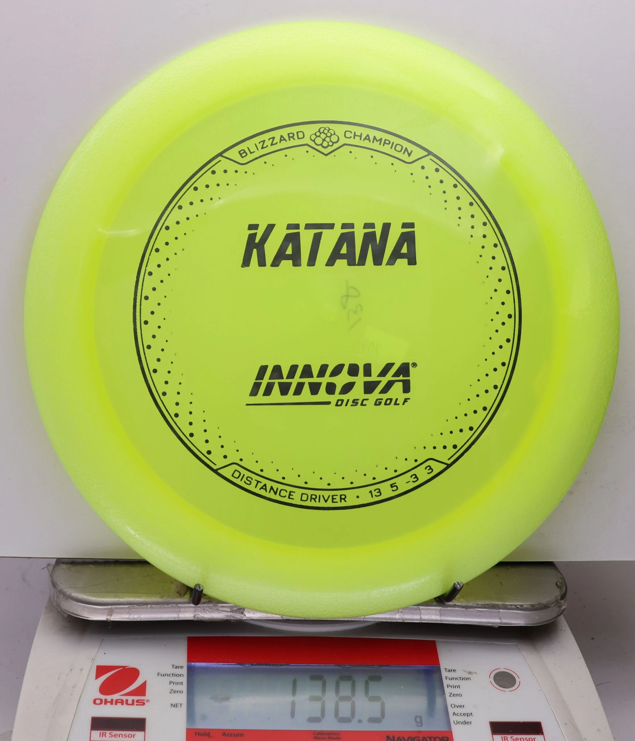 1110759 Blizzard Katana - #209 NYellow, 139