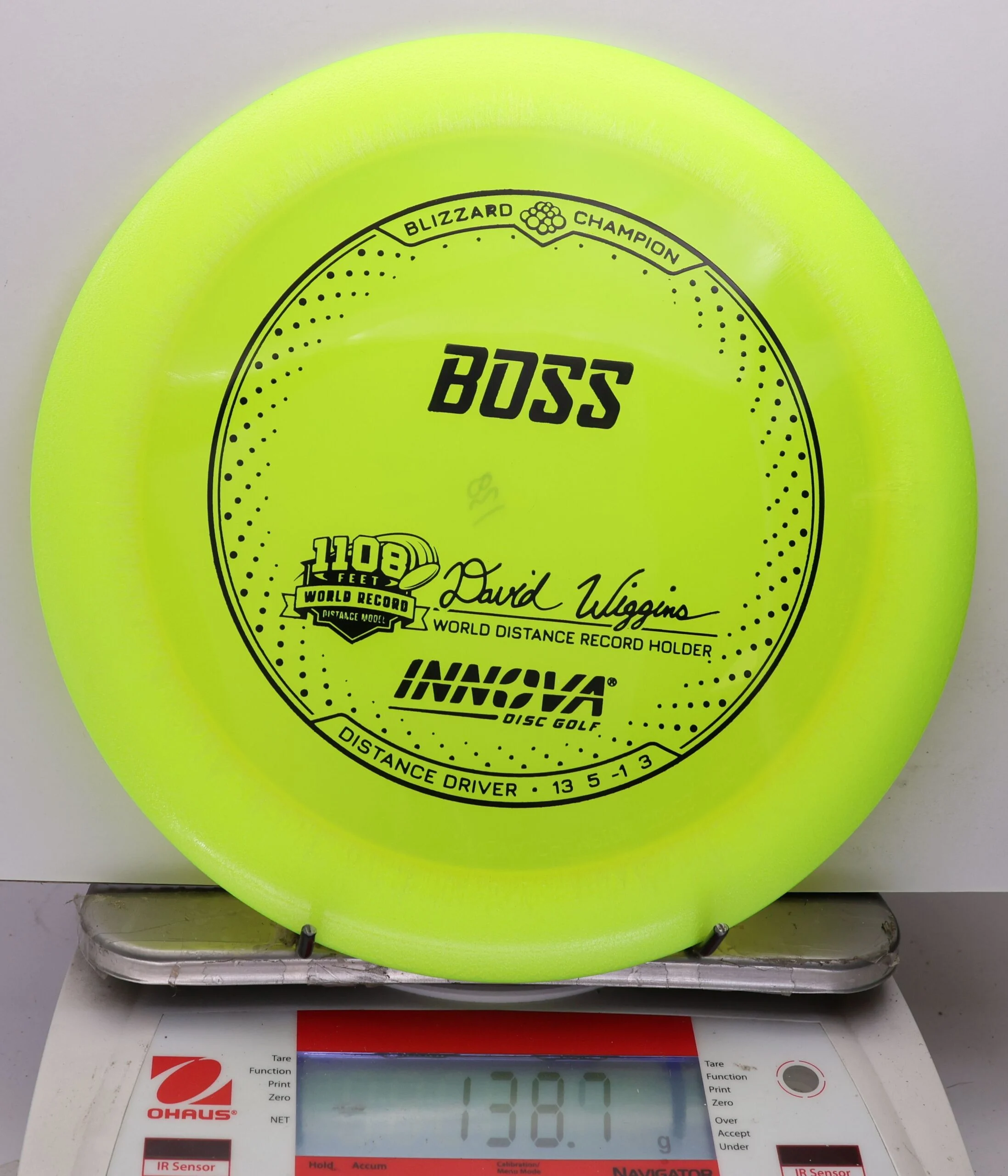 1110789 Blizzard Boss, Wiggins 1108 - #204 NYellow, 139