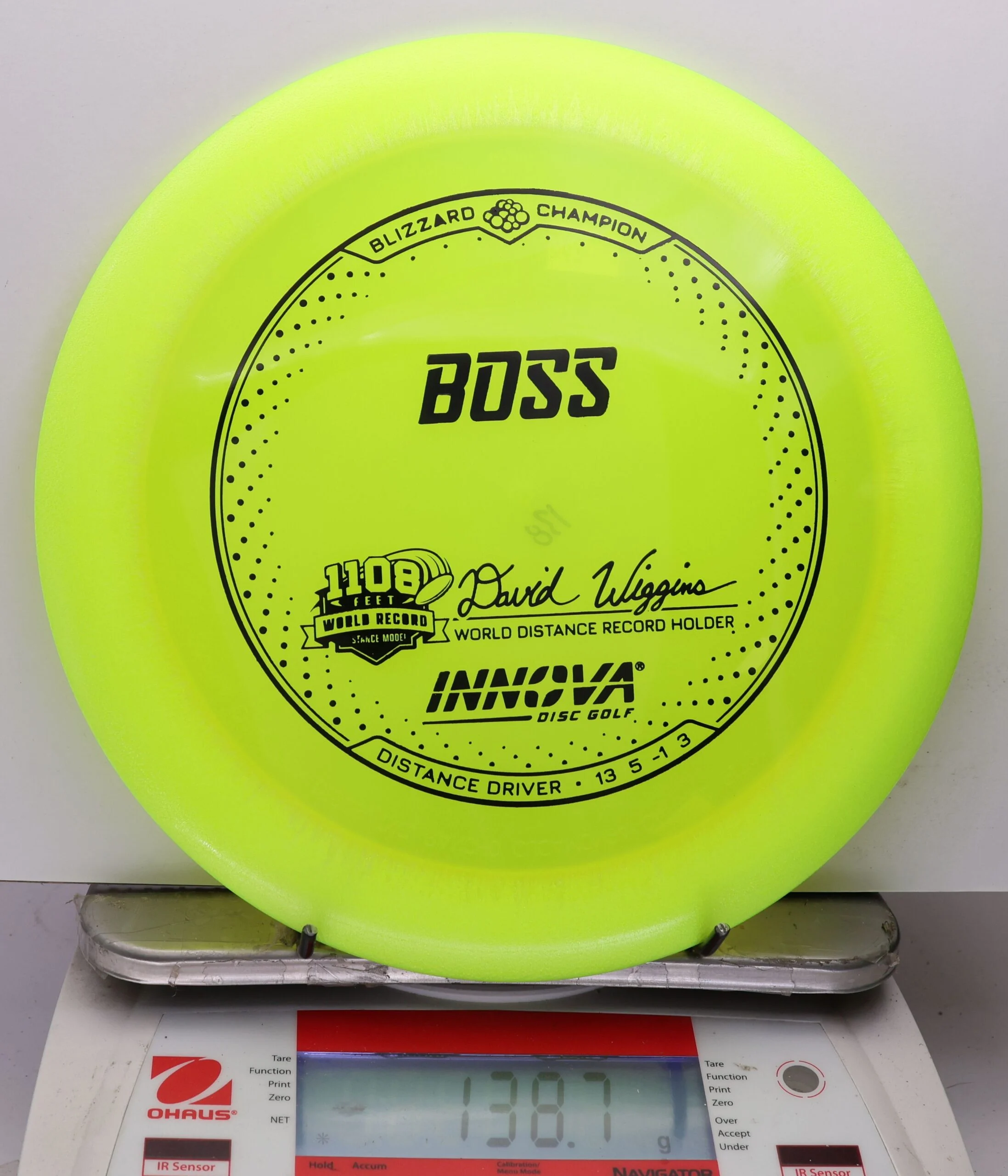 1110795 Blizzard Boss, Wiggins 1108 - #205 NYellow, 139