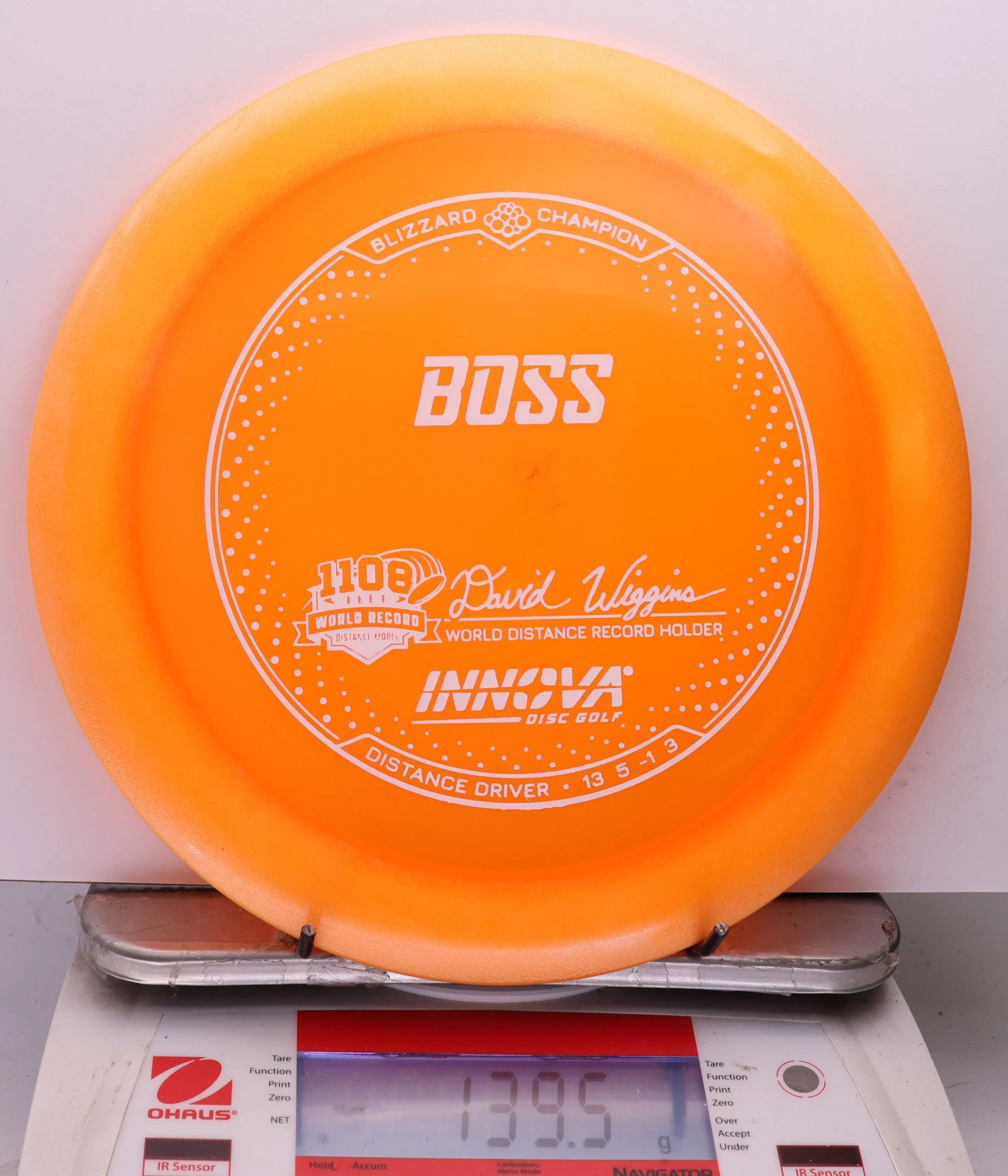 1110796 Blizzard Boss, Wiggins 1108 - #206 Orange, 140