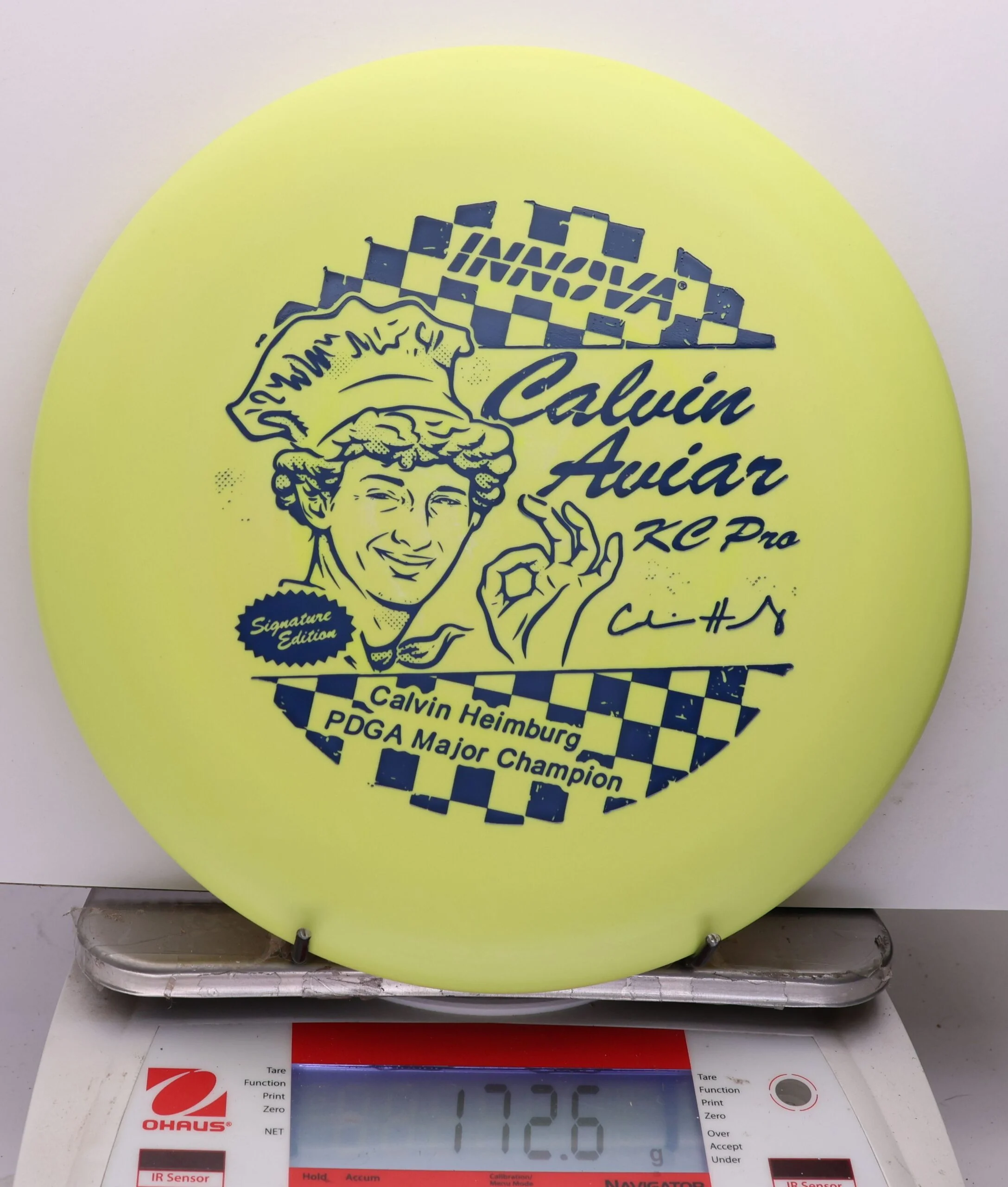1110946 KC Pro Aviar, Calvin Heimburg Character - Signature Edition - #202 Yellow, 173