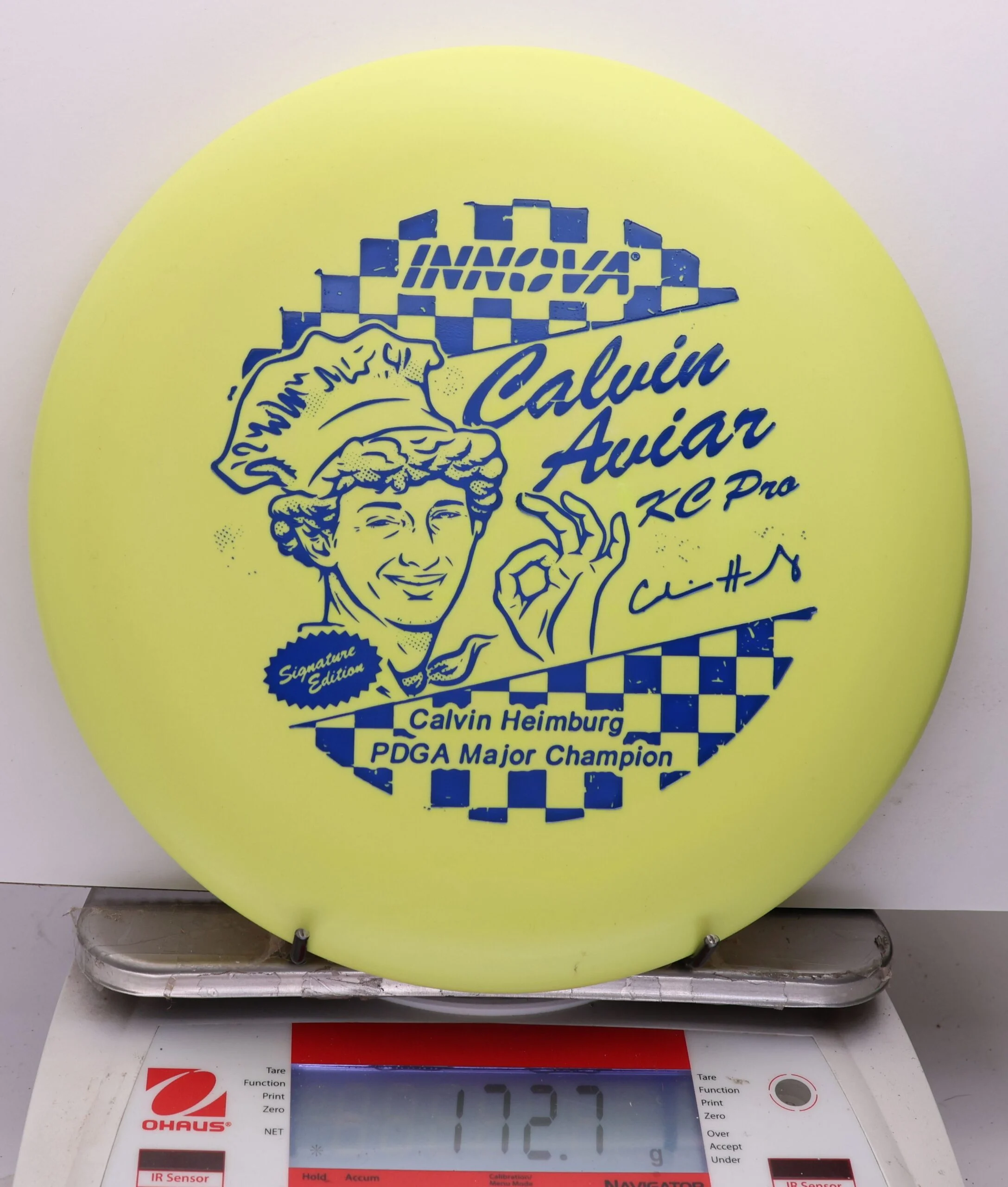 1110947 KC Pro Aviar, Calvin Heimburg Character - Signature Edition - #203 Yellow, 173