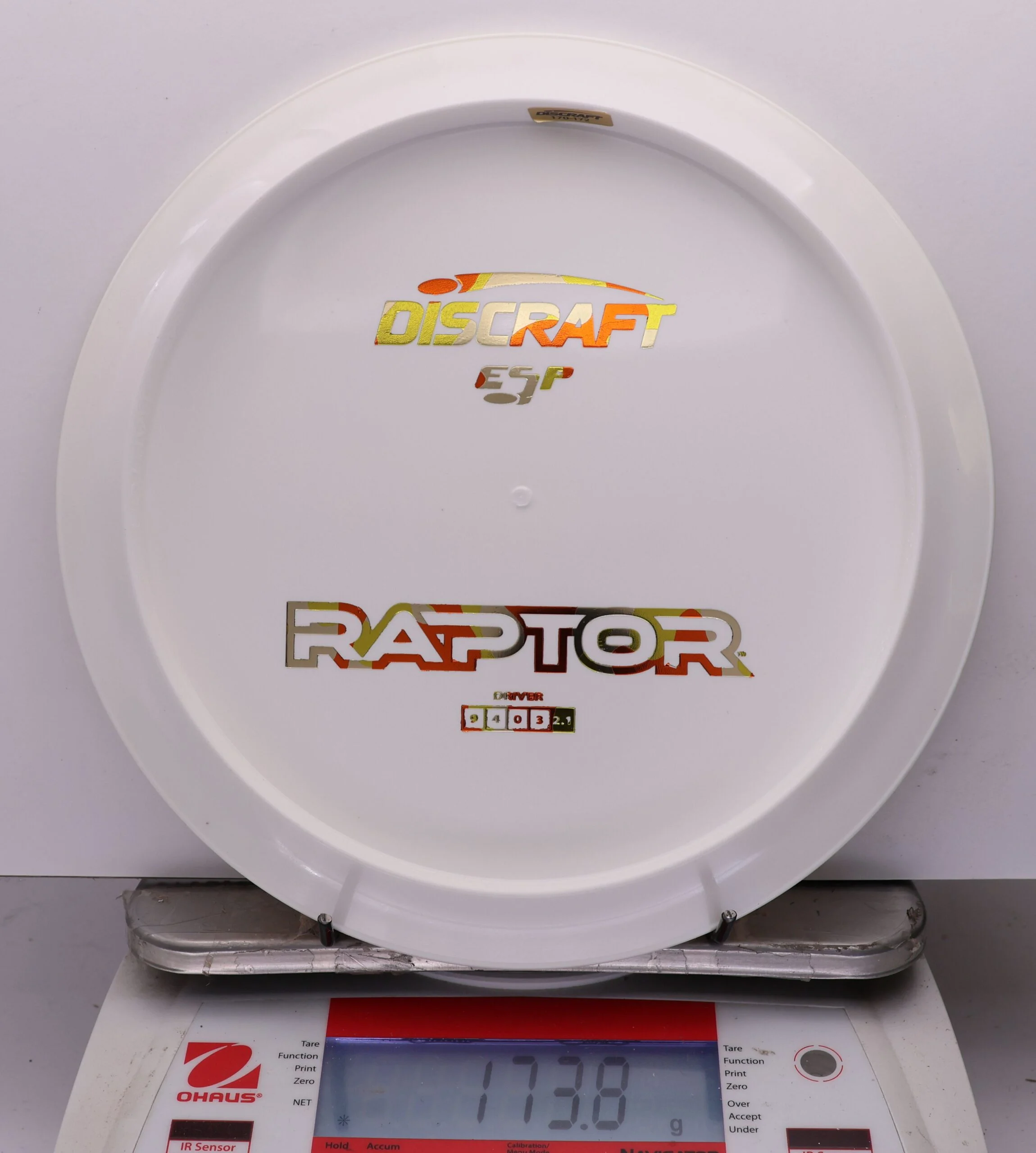 1111733 ESP Raptor, Bottom Stamp - #499 White, 174