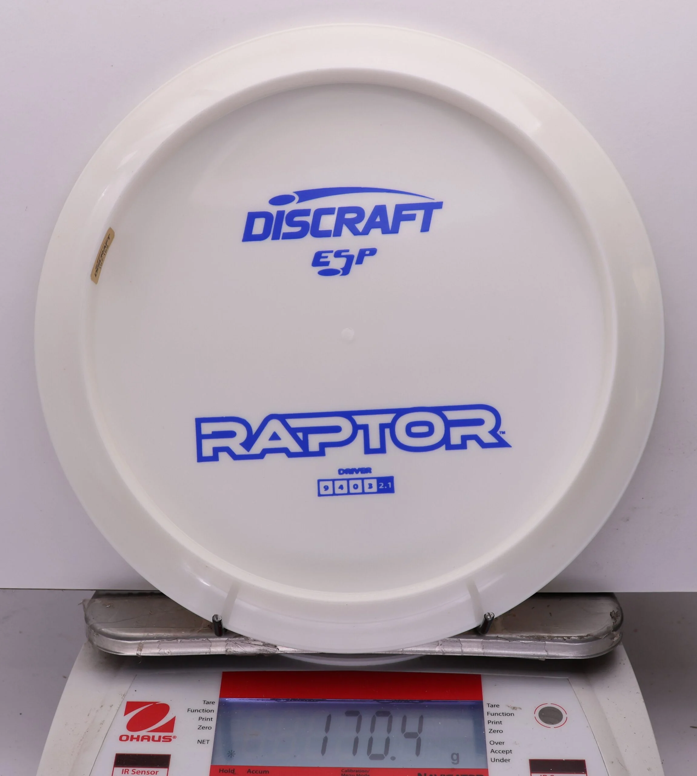 1111739 ESP Raptor, Bottom Stamp - #501 White, 170