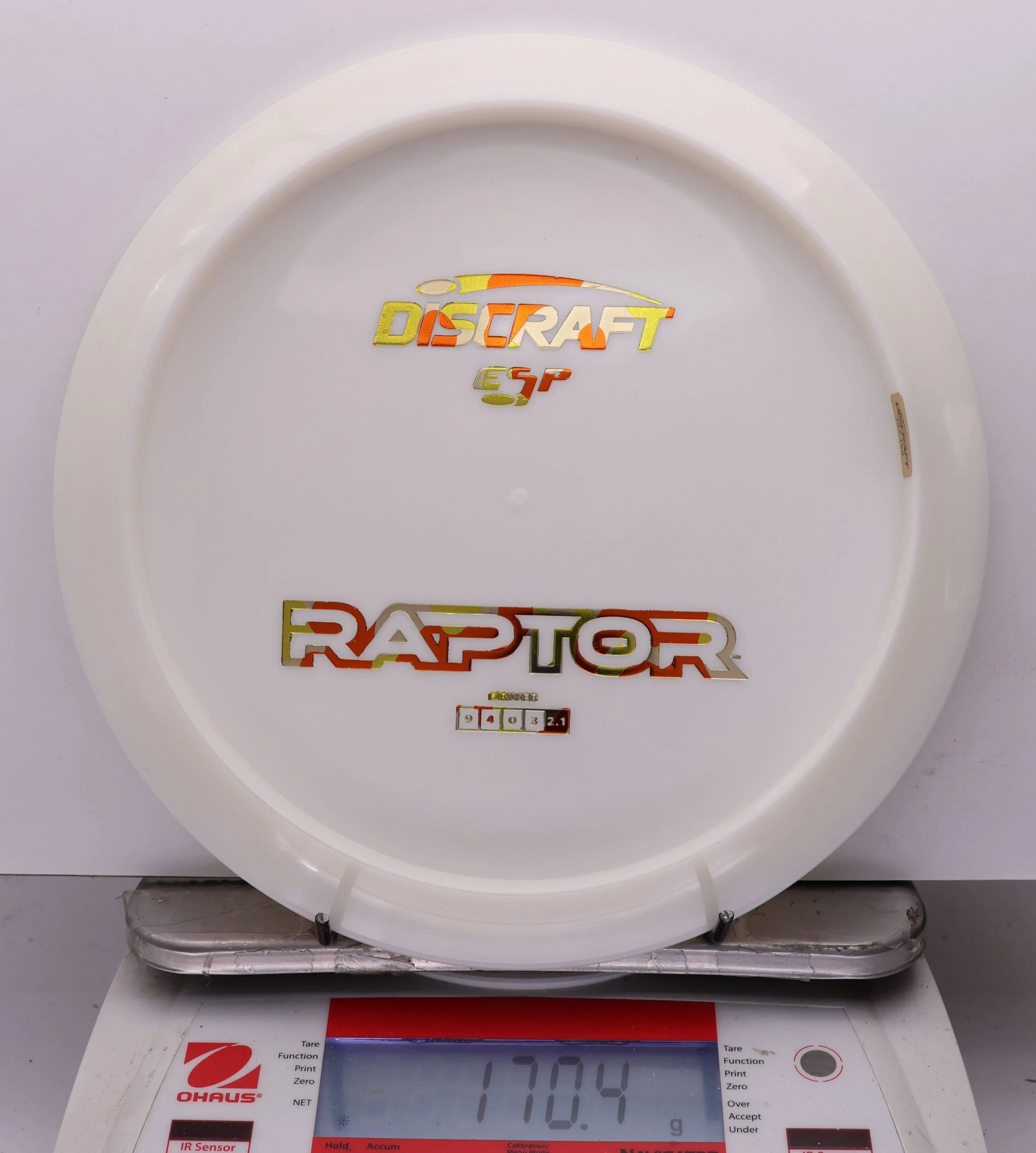 1111741 ESP Raptor, Bottom Stamp - #503 White, 170
