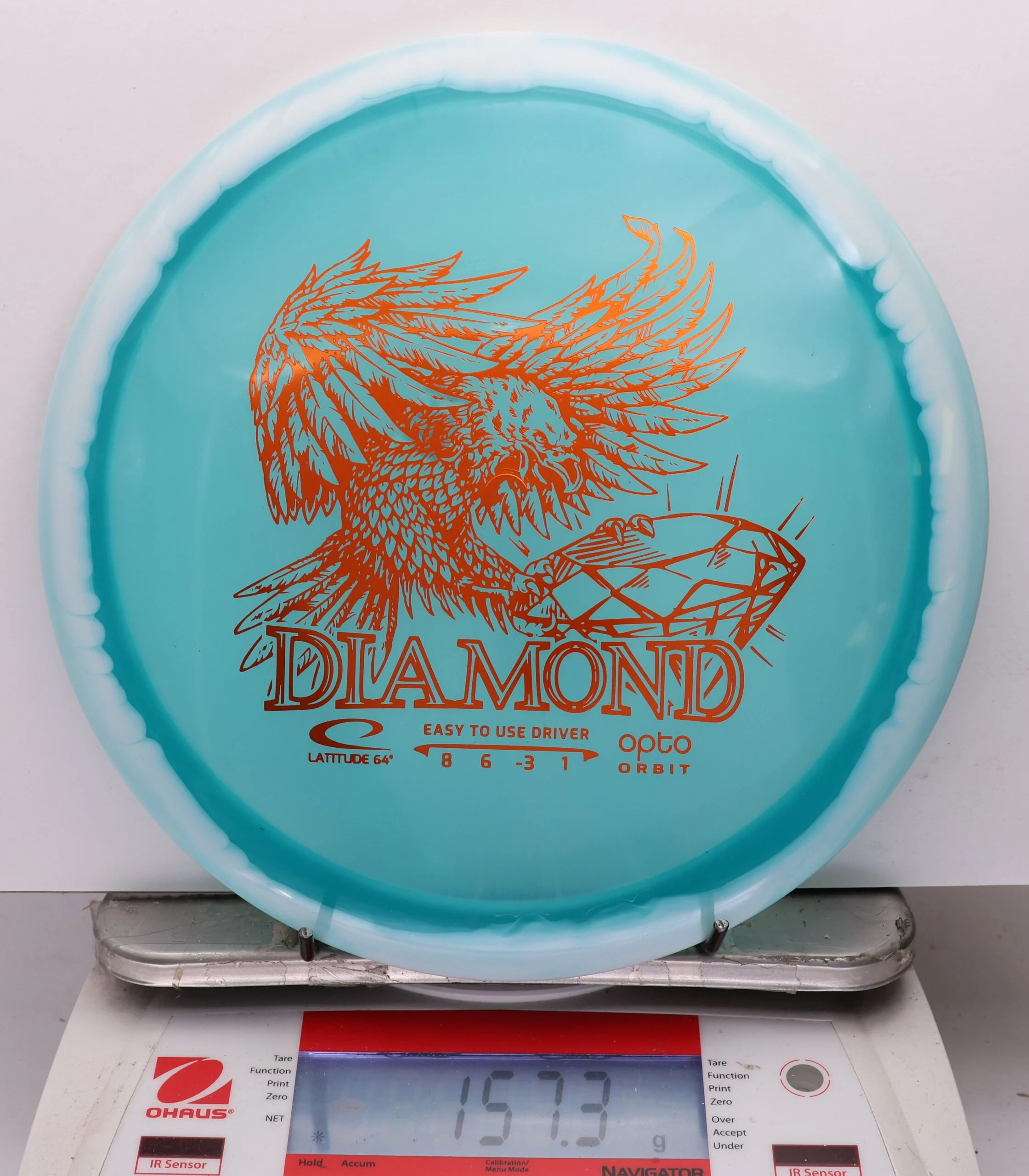 1112952 Opto Orbit Diamond - #01 White-Teal, 157