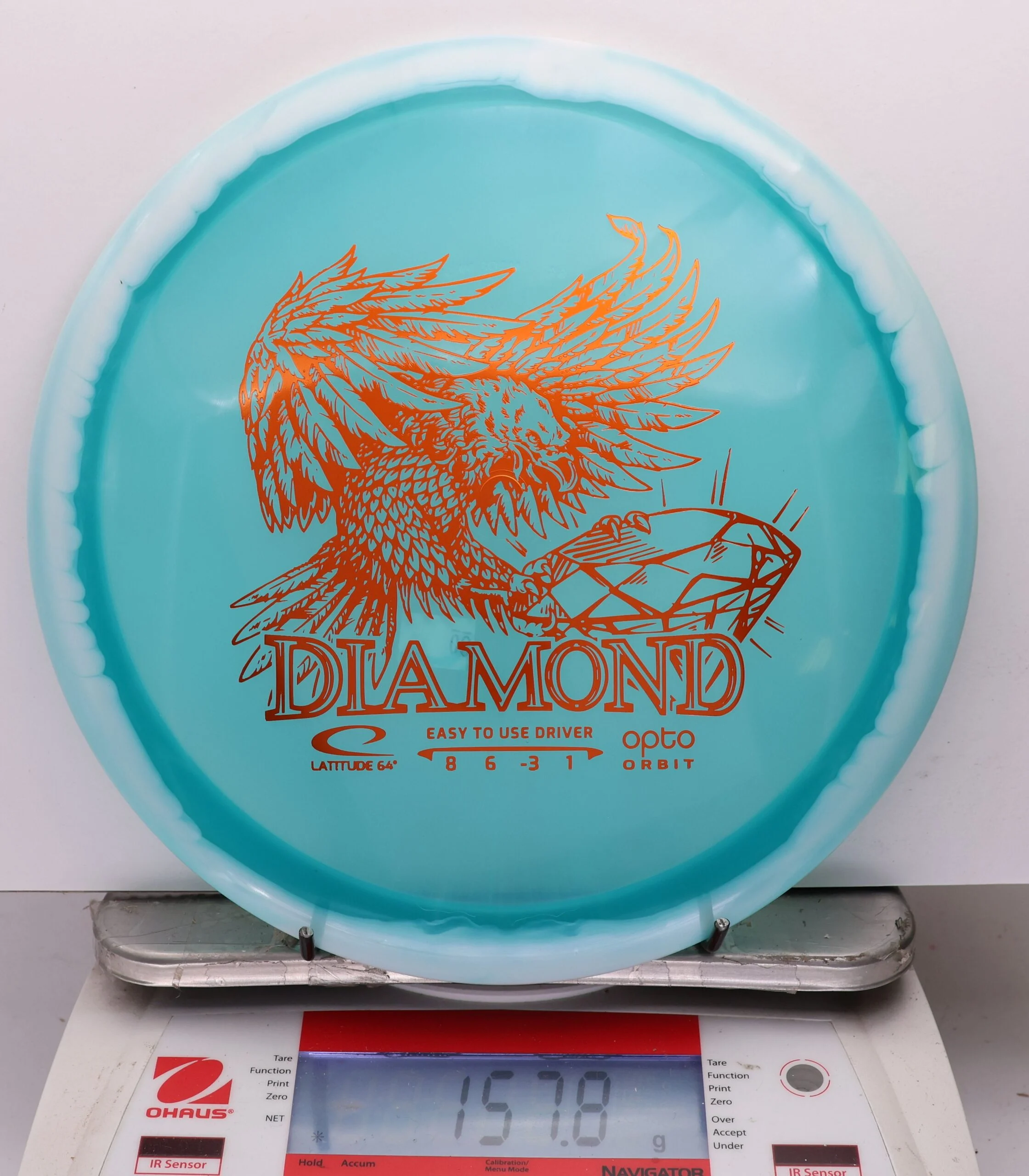 1112987 Opto Orbit Diamond - #03 White-Teal, 158
