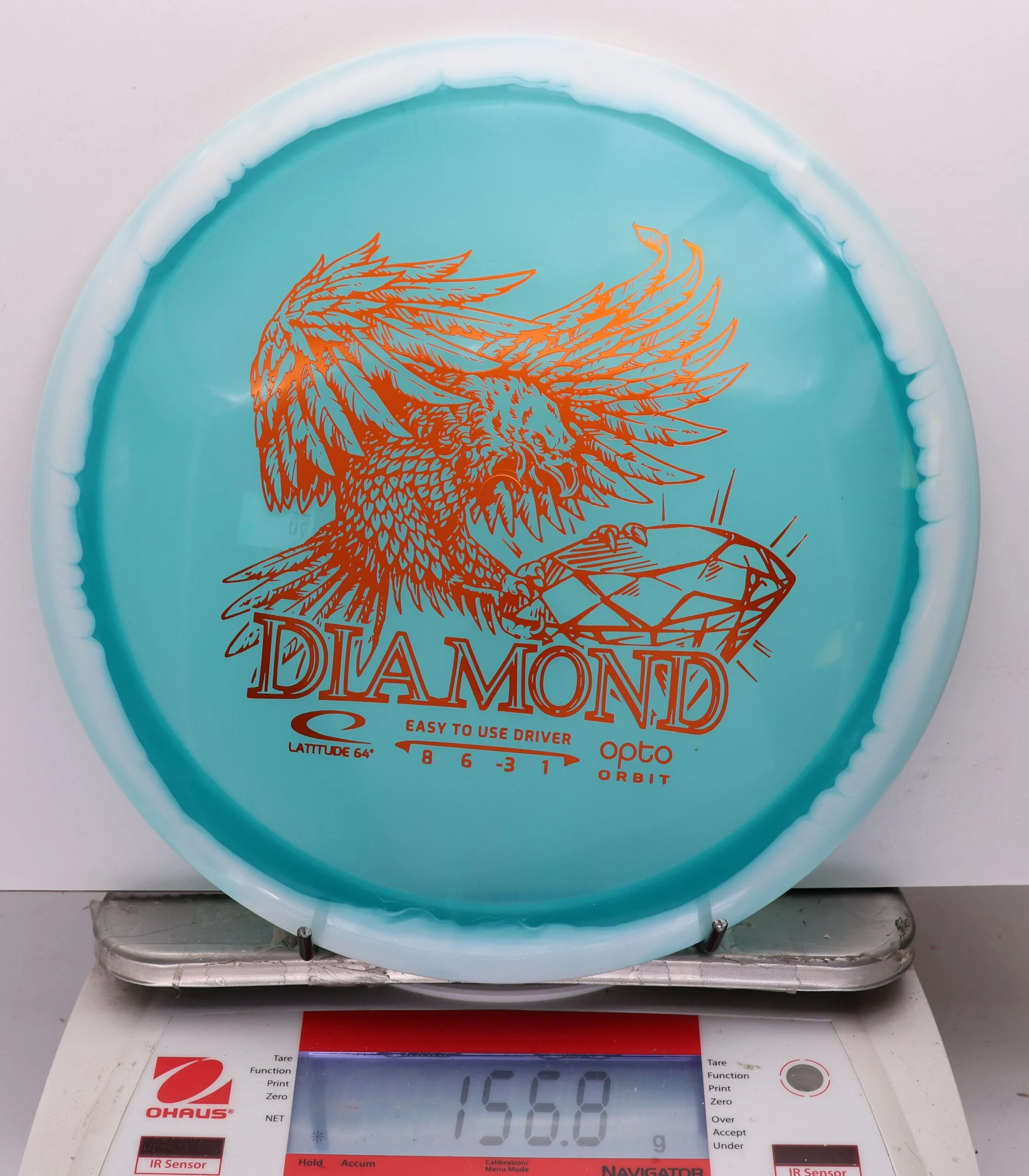 1112988 Opto Orbit Diamond - #04 White-Teal, 157