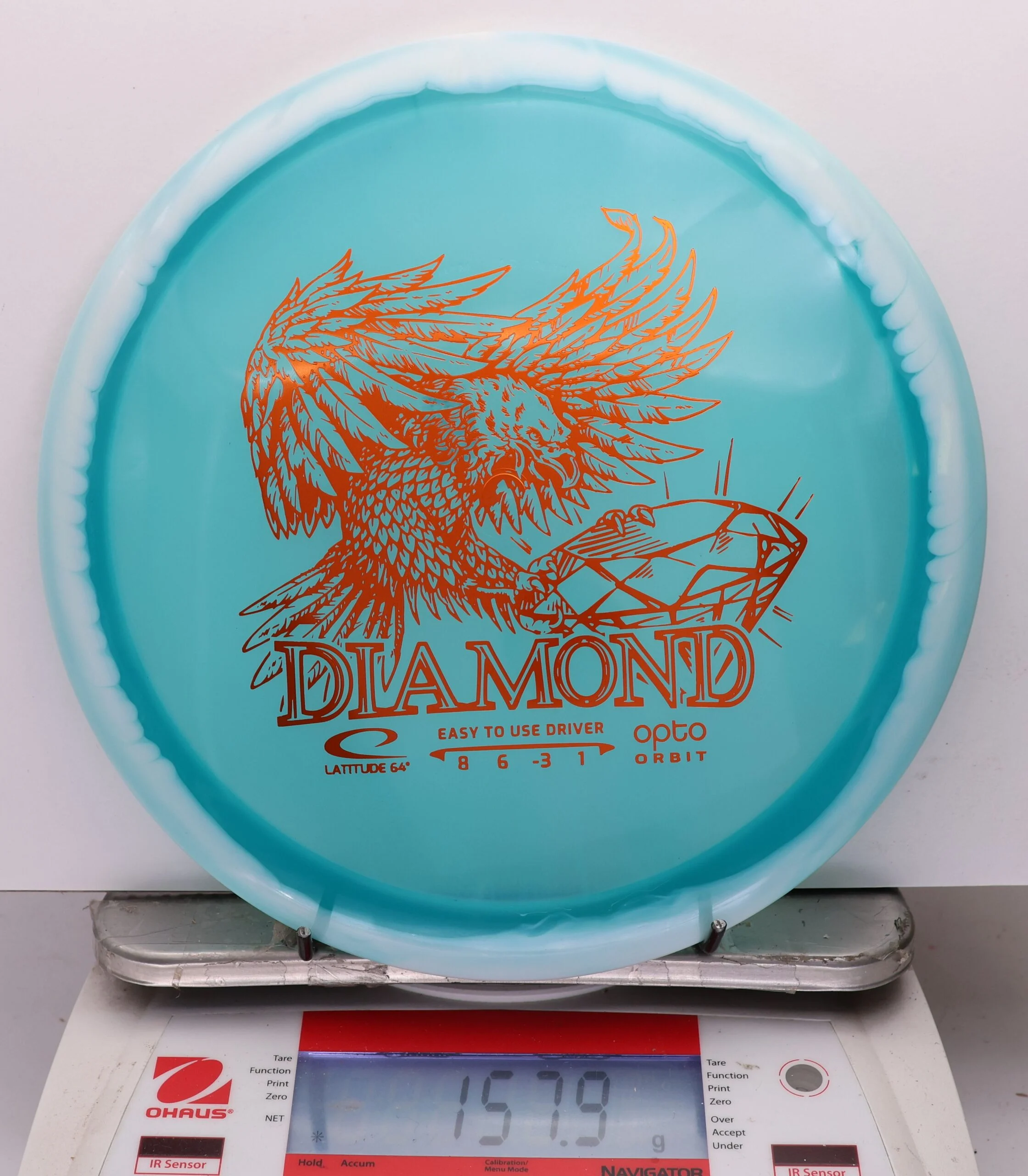 1112989 Opto Orbit Diamond - #05 White-Teal, 158