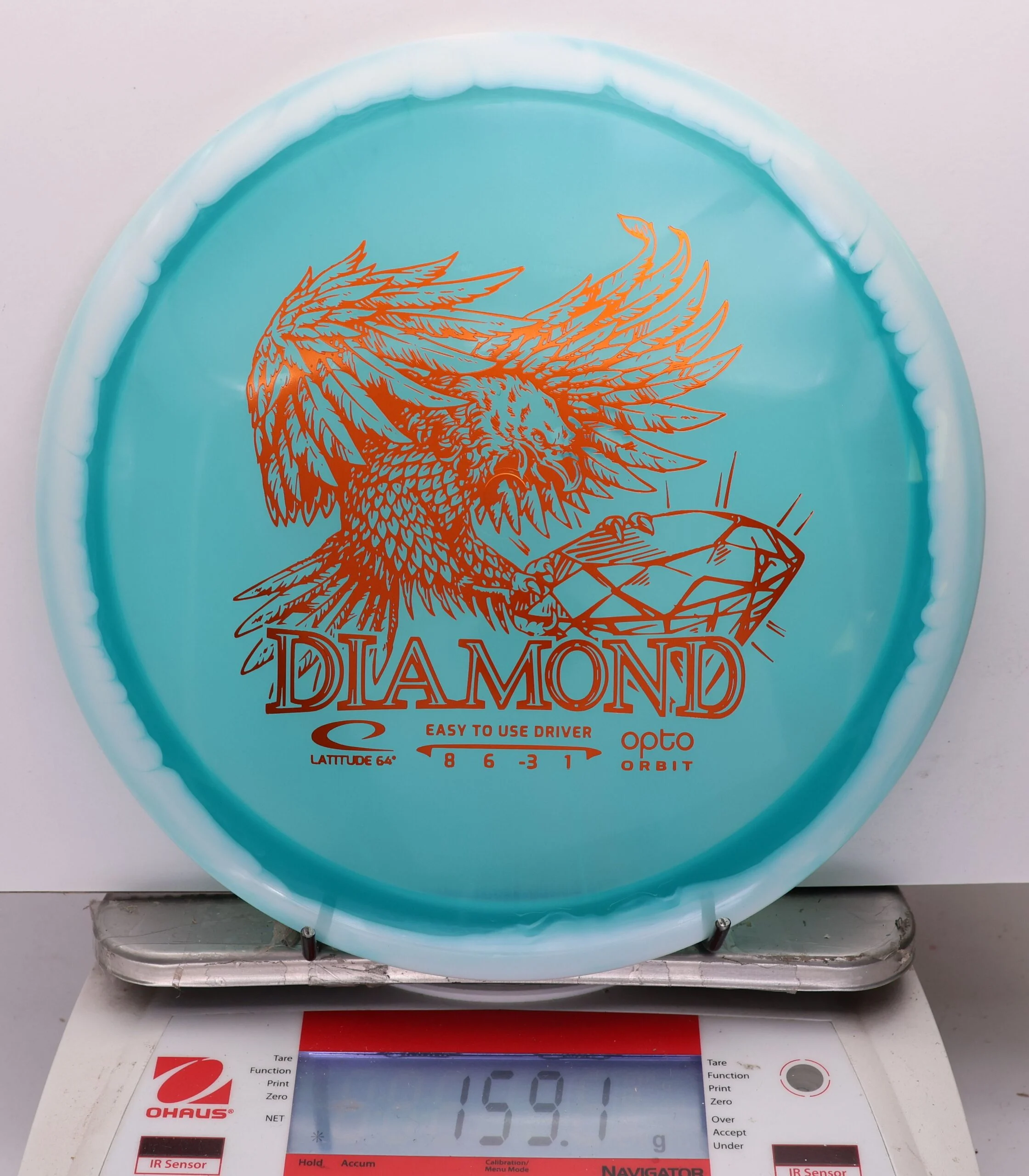 1112990 Opto Orbit Diamond - #06 White-Teal, 159
