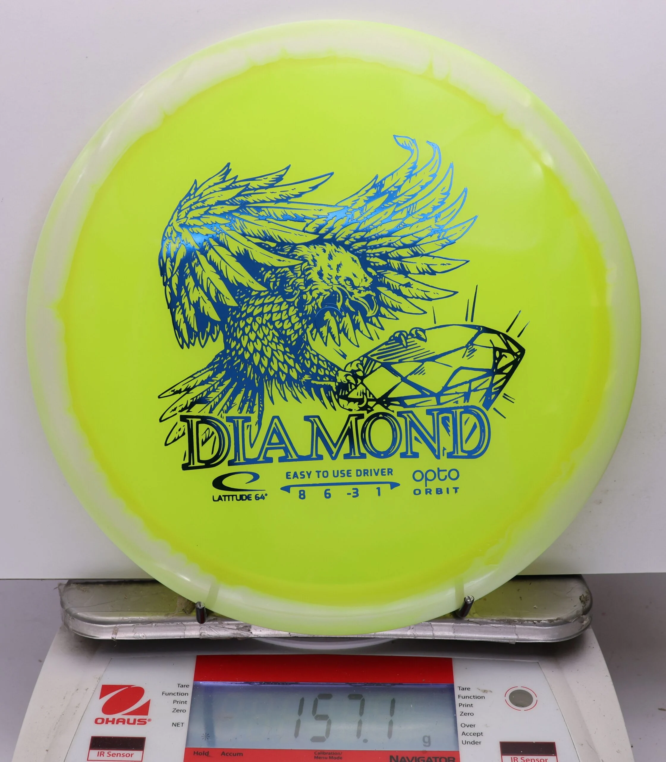 1113021 Opto Orbit Diamond - #08 White-NYellow, 157