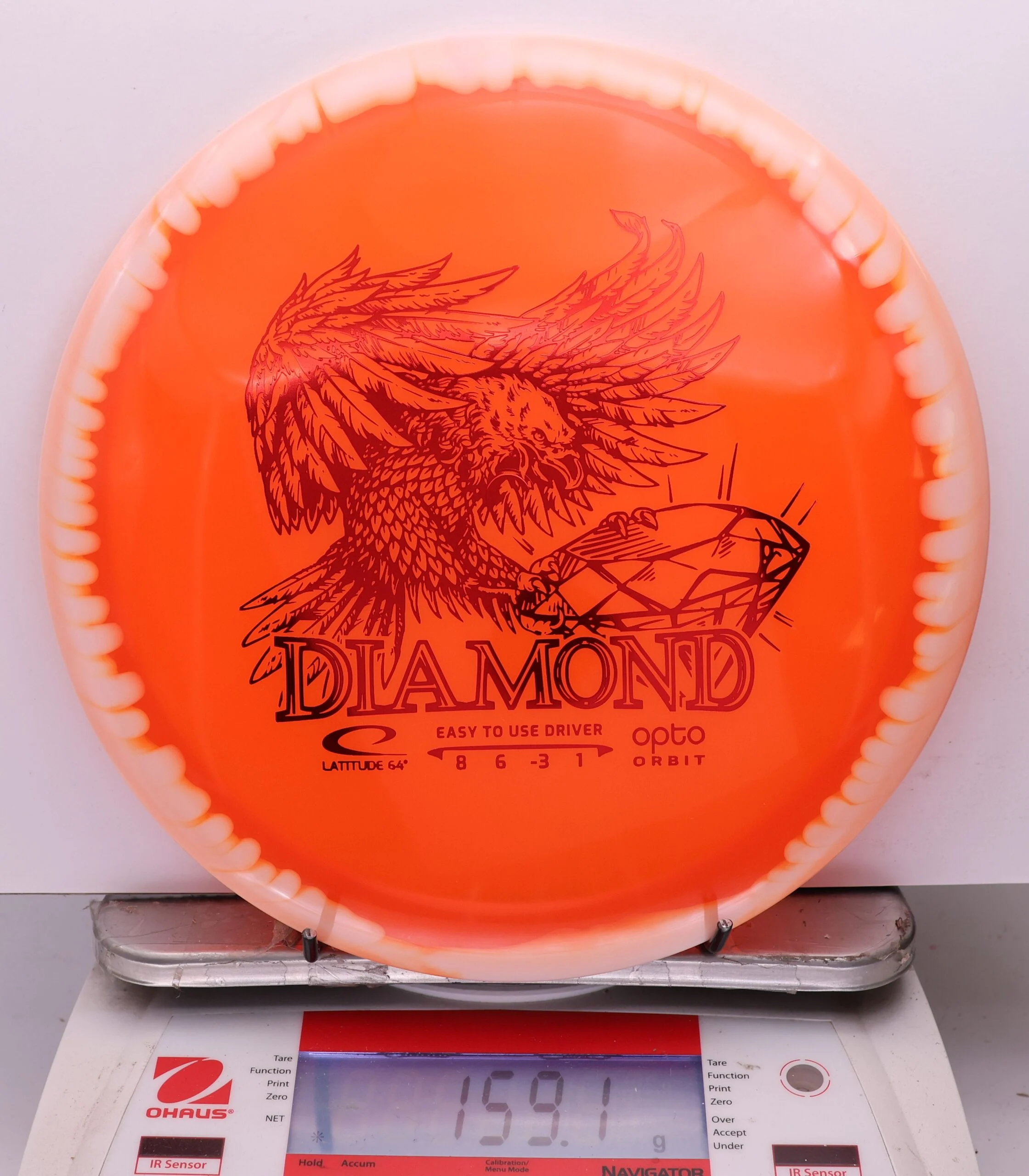 1113058 Opto Orbit Diamond - #16 White-Orange, 159