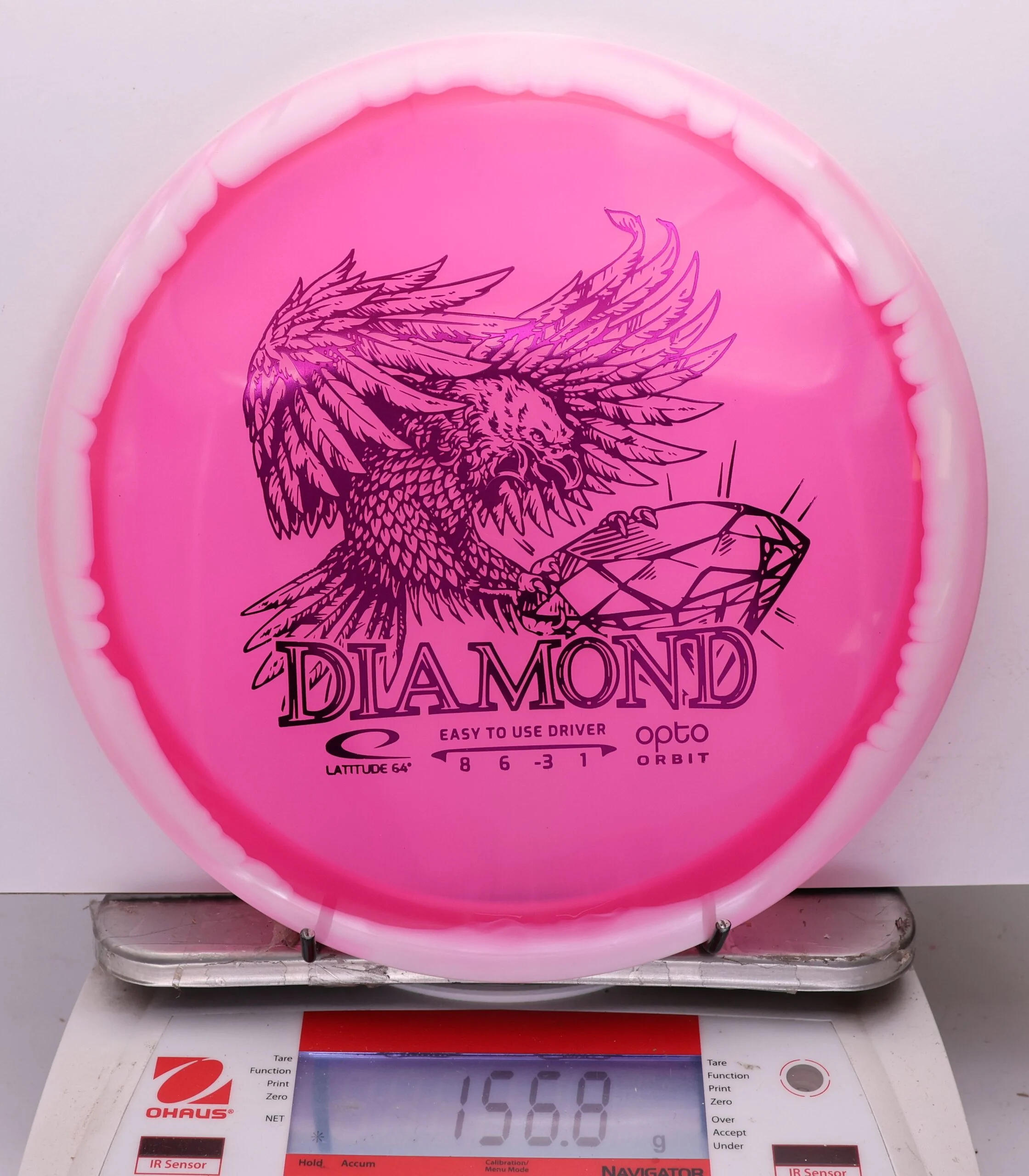 1113090 Opto Orbit Diamond - #19 White-Pink, 157