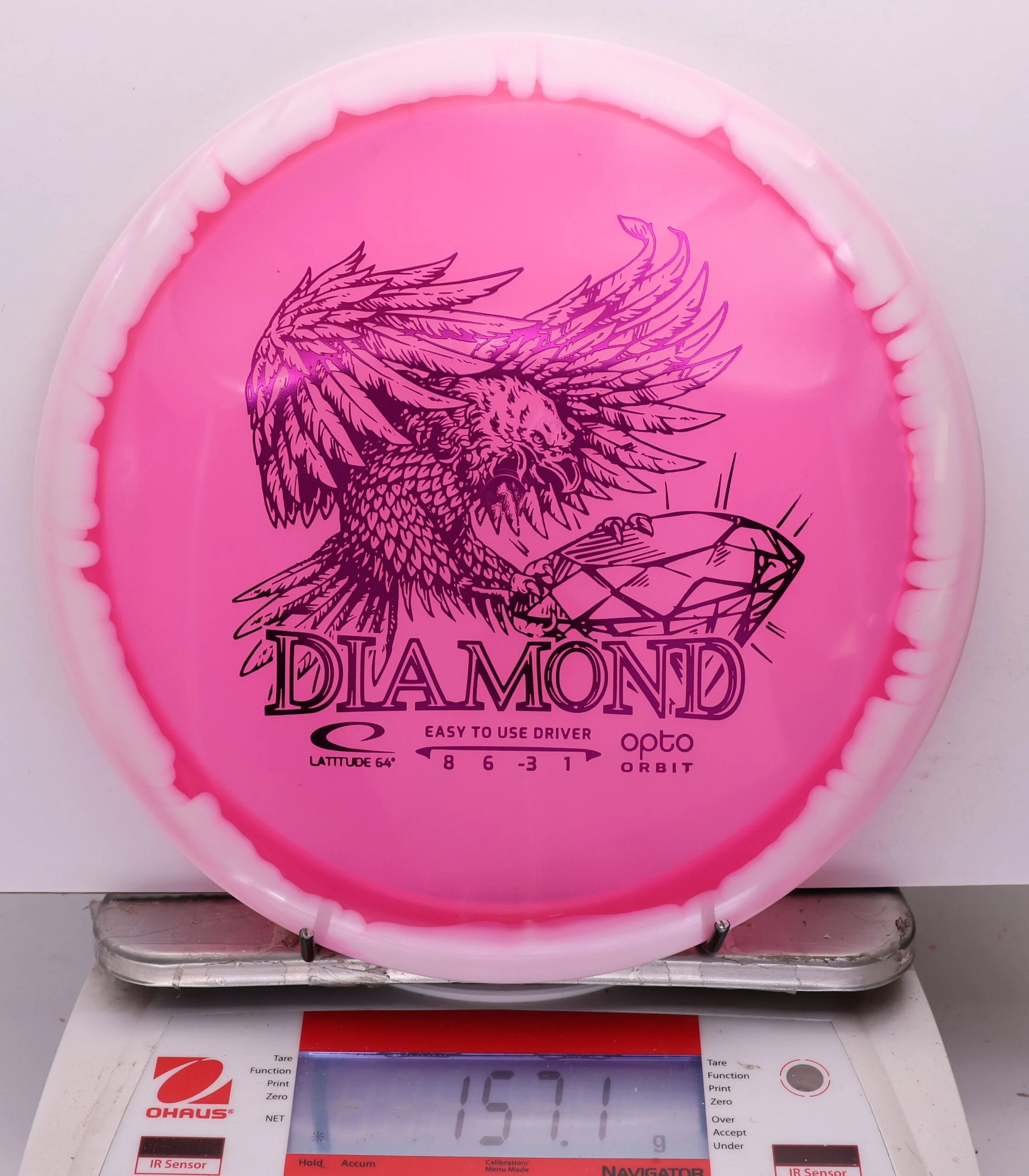 1113091 Opto Orbit Diamond - #20 White-Pink, 157