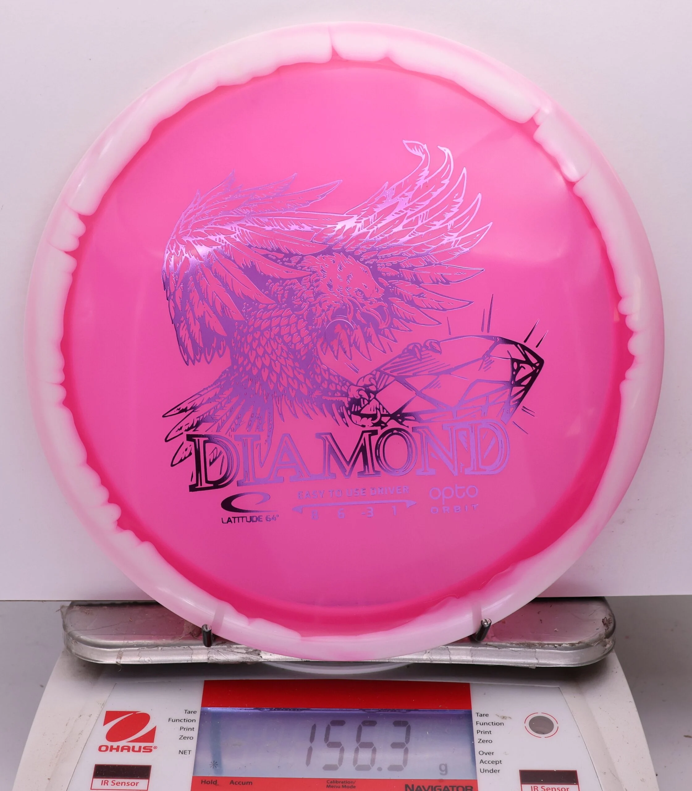 1113092 Opto Orbit Diamond - #21 White-Pink, 156