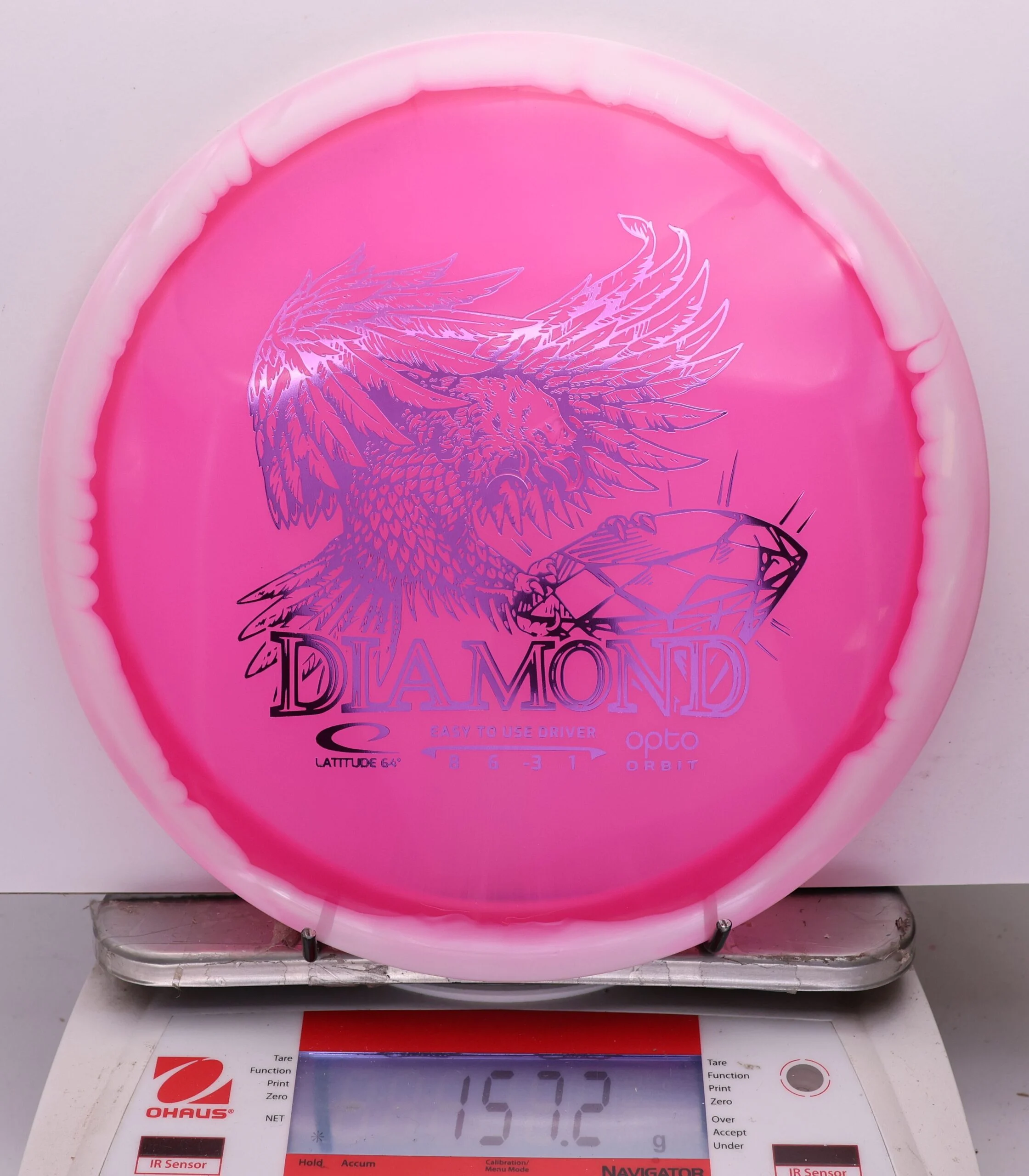 1113123 Opto Orbit Diamond - #23 White-Pink, 157