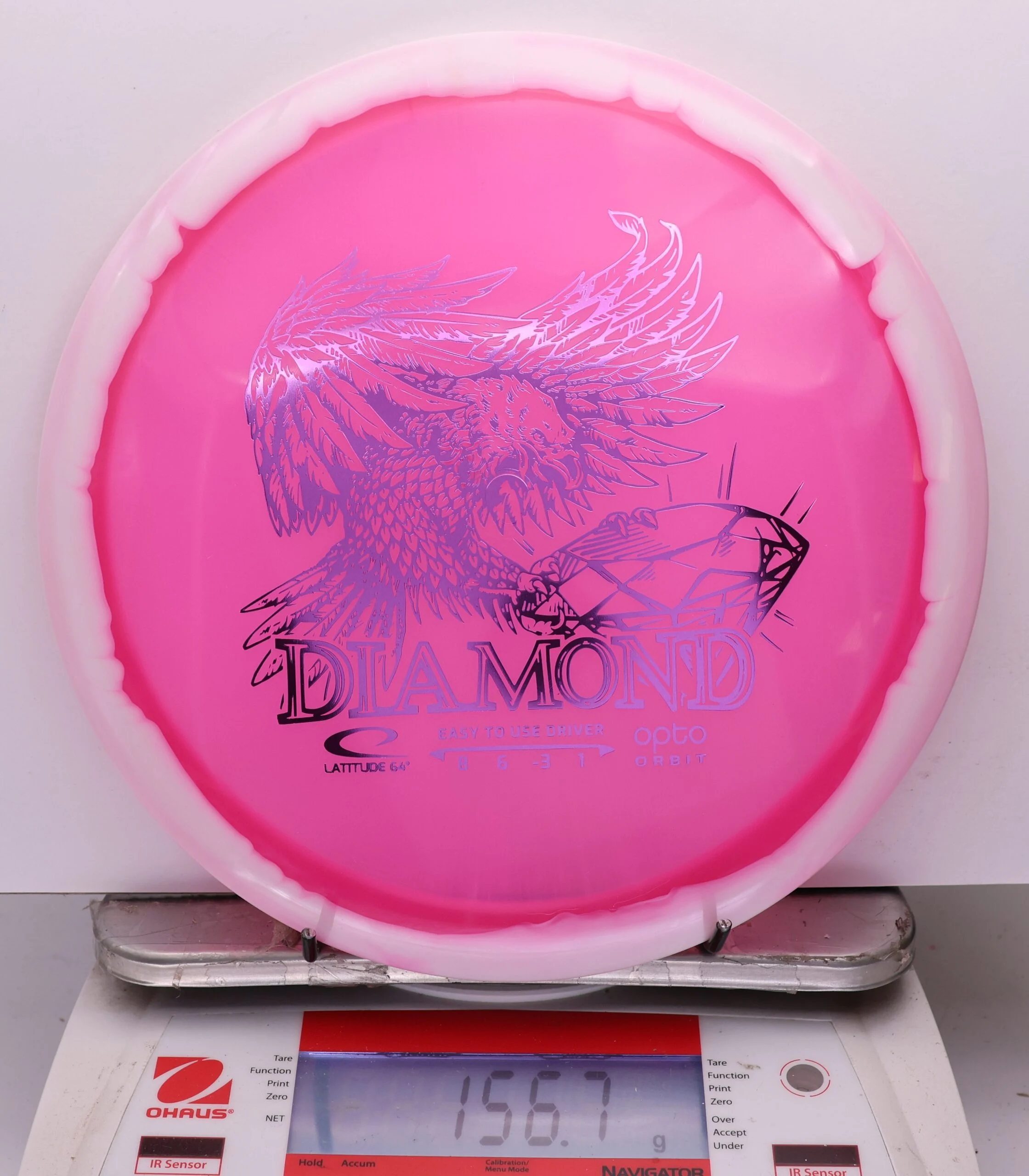 1113124 Opto Orbit Diamond - #24 White-Pink, 157