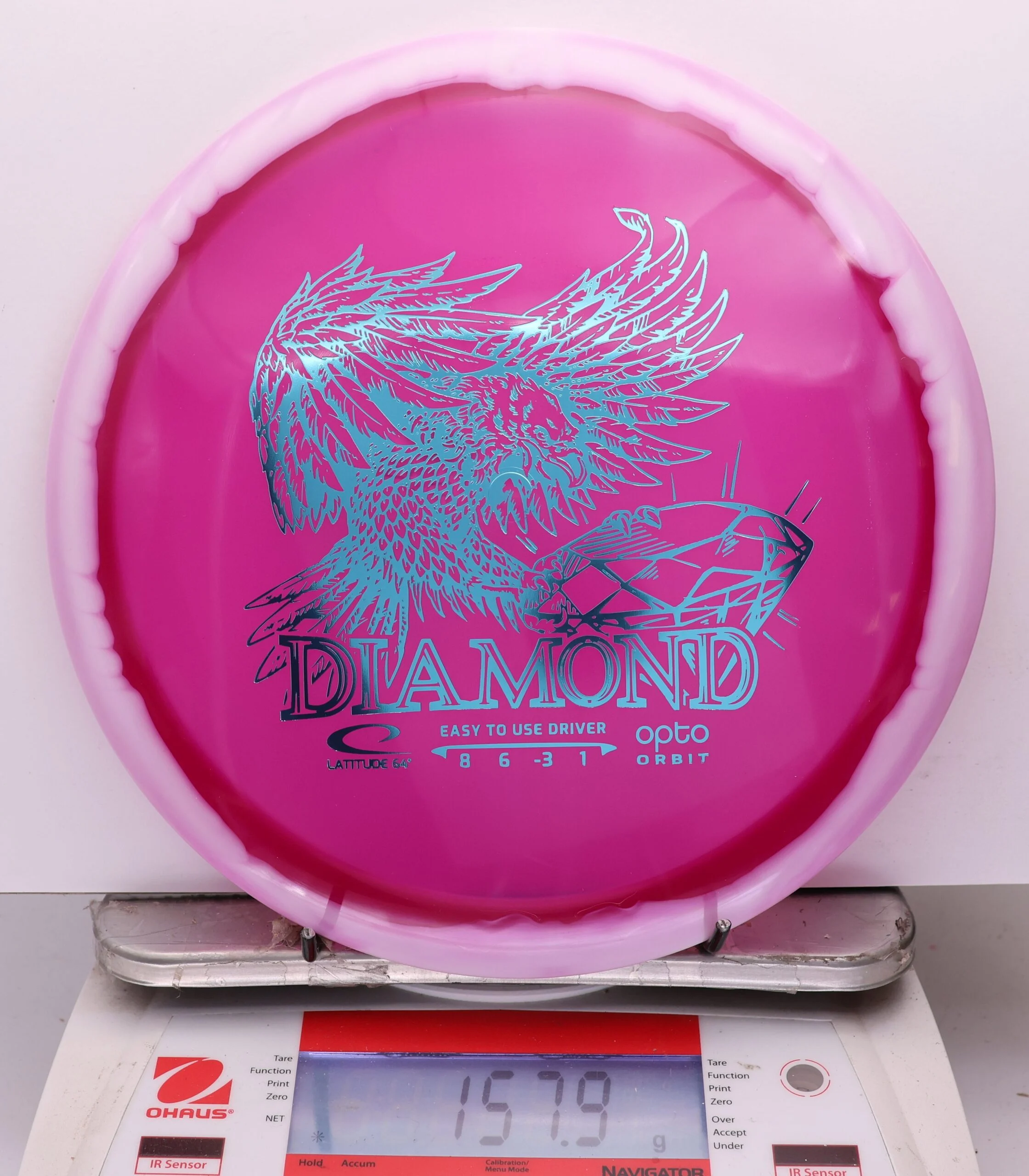 1113156 Opto Orbit Diamond - #27 White-Magenta, 158