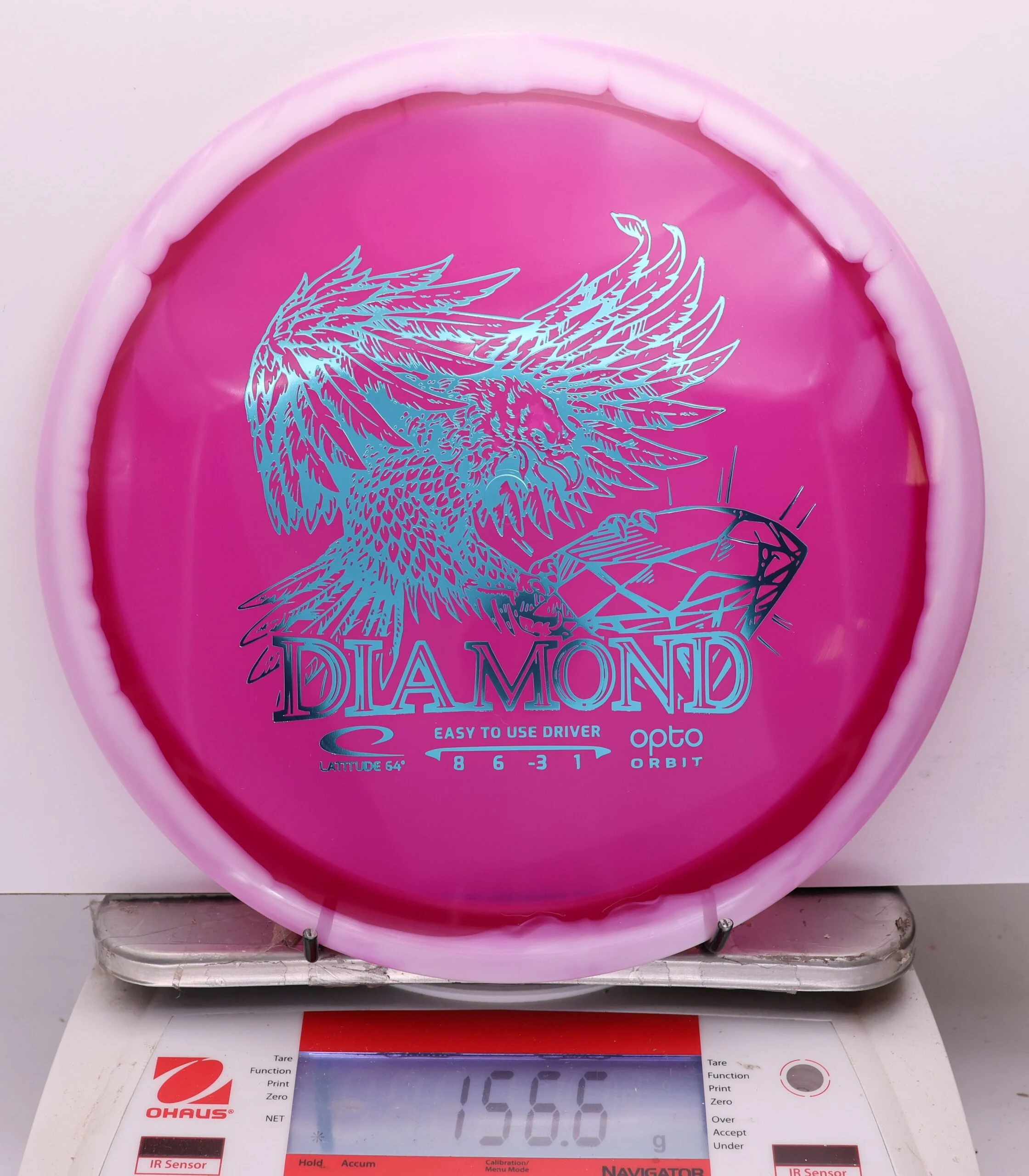 1113157 Opto Orbit Diamond - #28 White-Magenta, 157