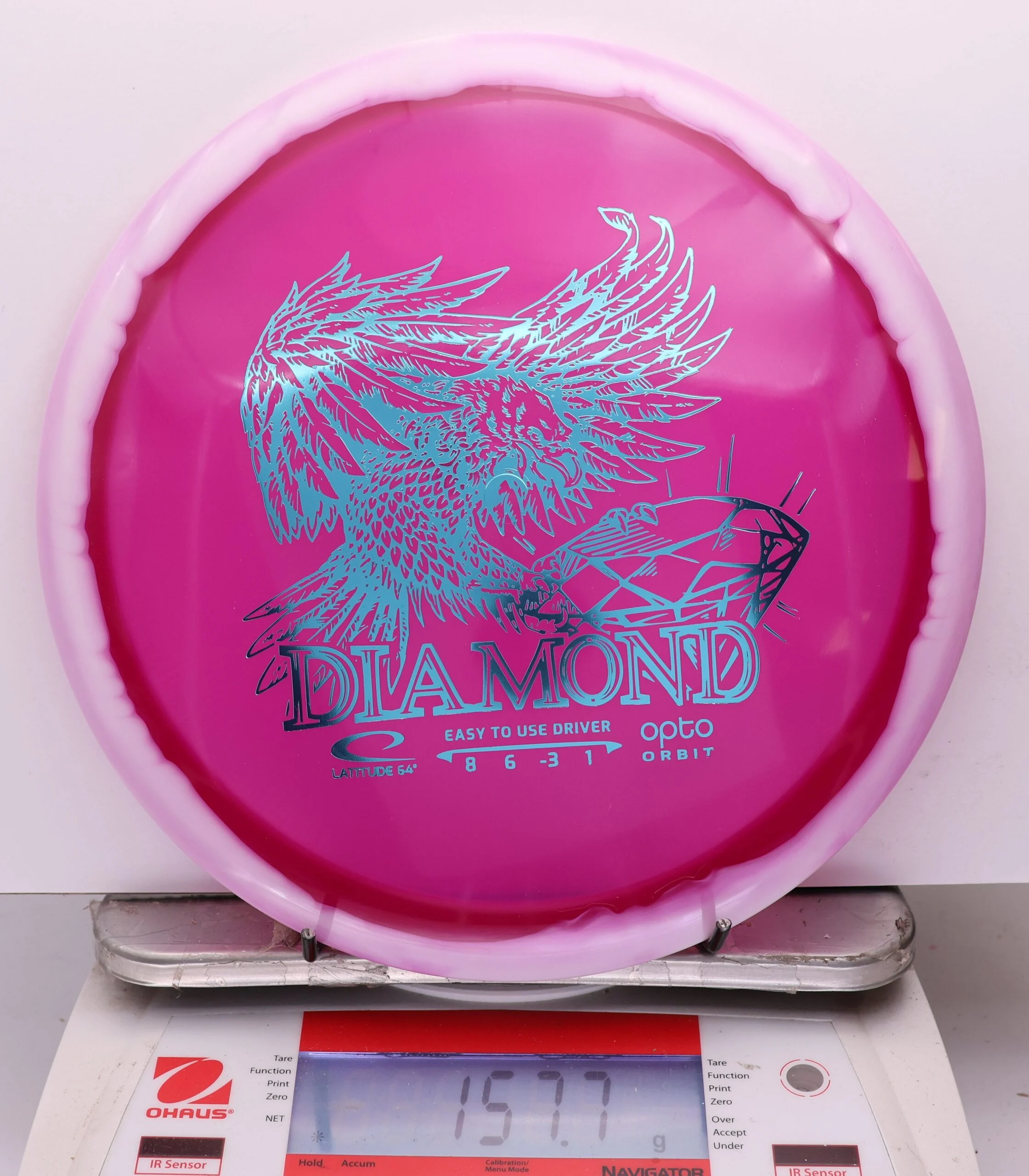 1113158 Opto Orbit Diamond - #29 White-Magenta, 158