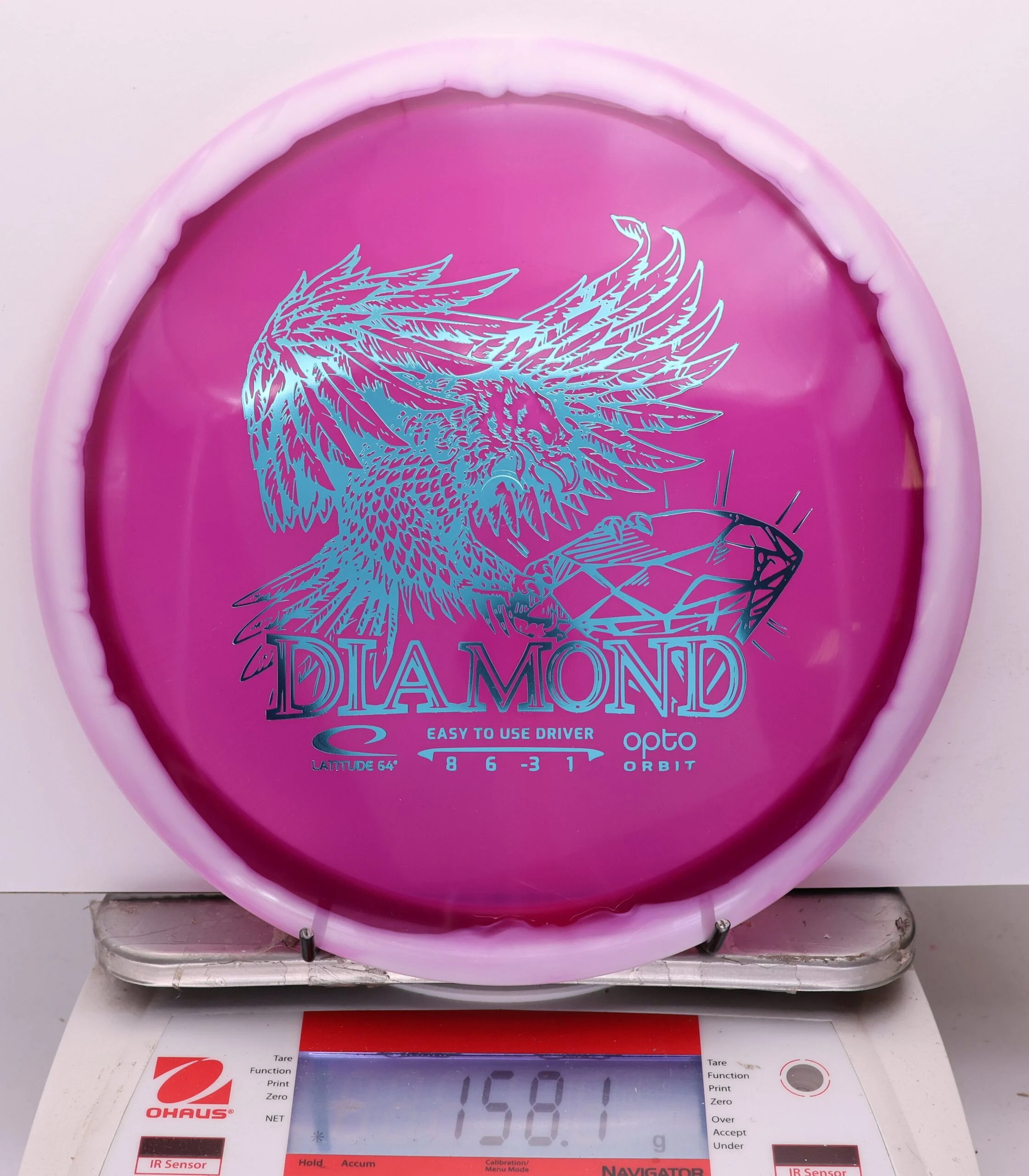 1113159 Opto Orbit Diamond - #30 White-Magenta, 158