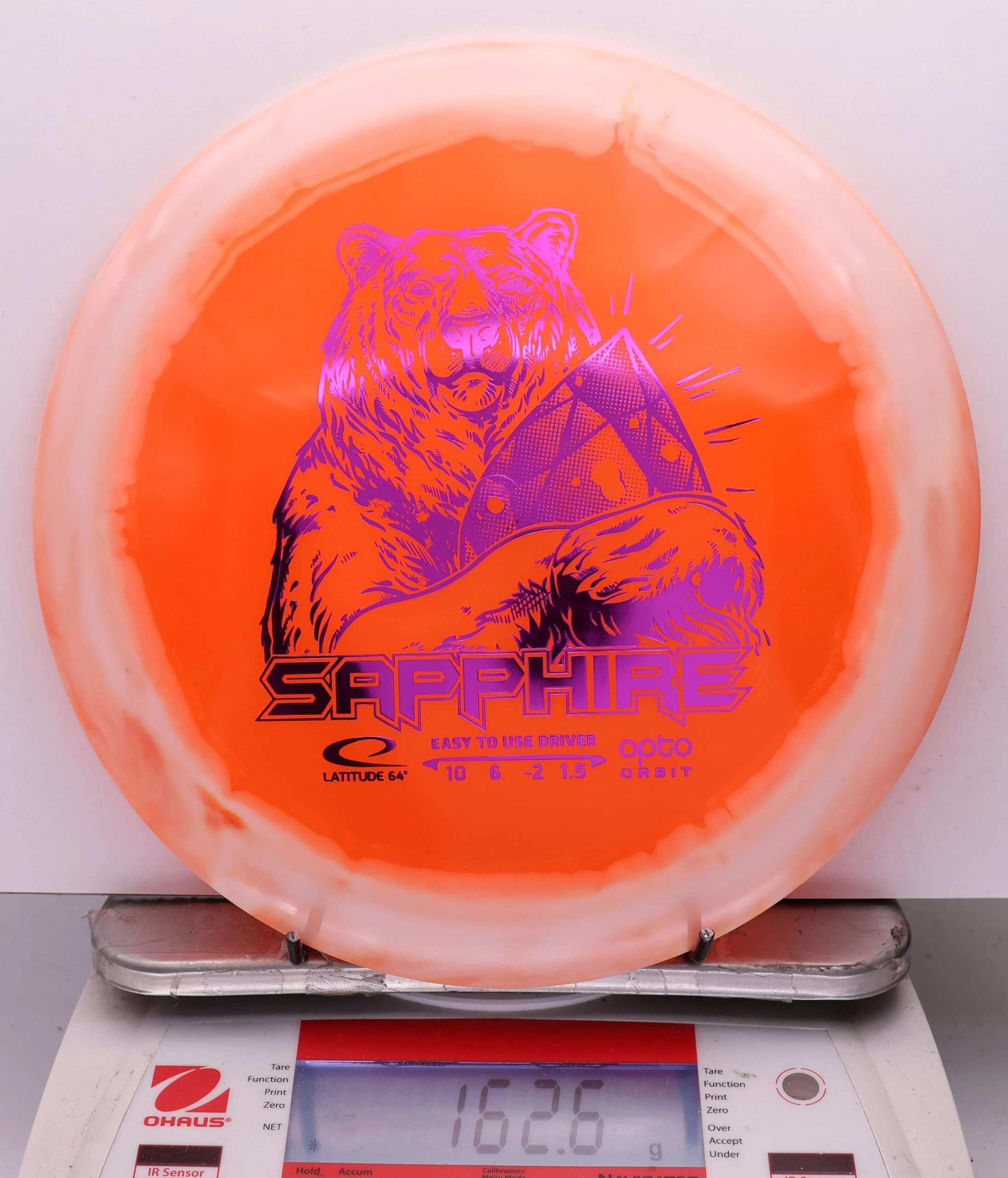 1113526 Opto Orbit Sapphire - #17 White-Orange, 163