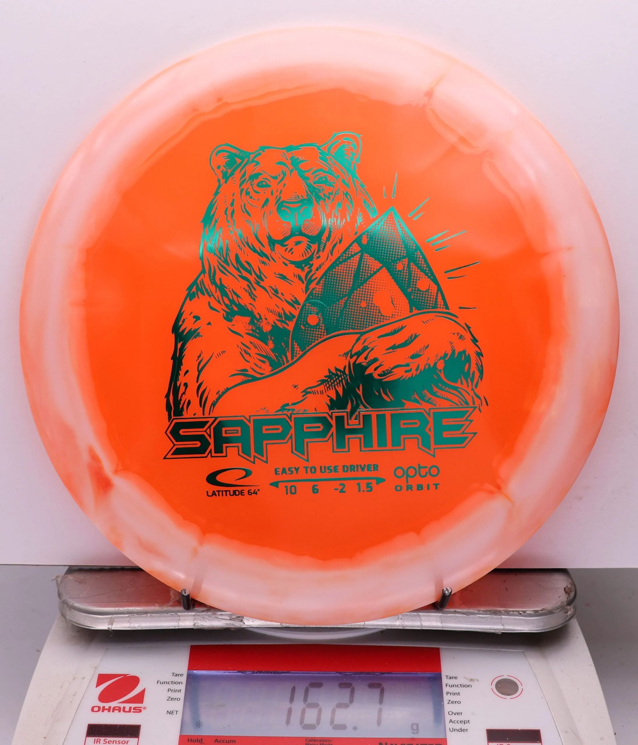 1113527 Opto Orbit Sapphire - #18 White-Orange, 163