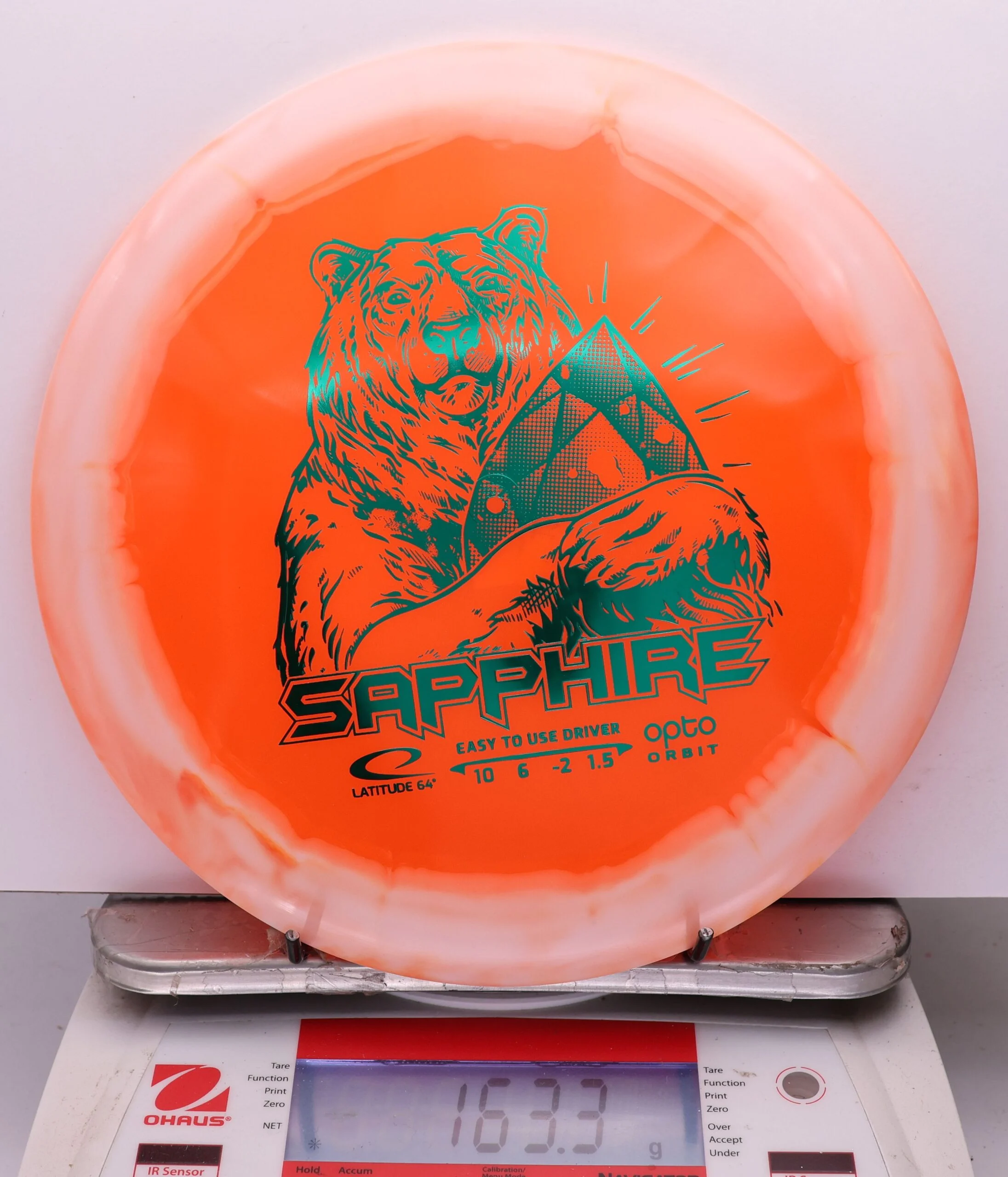 1113528 Opto Orbit Sapphire - #19 White-Orange, 163