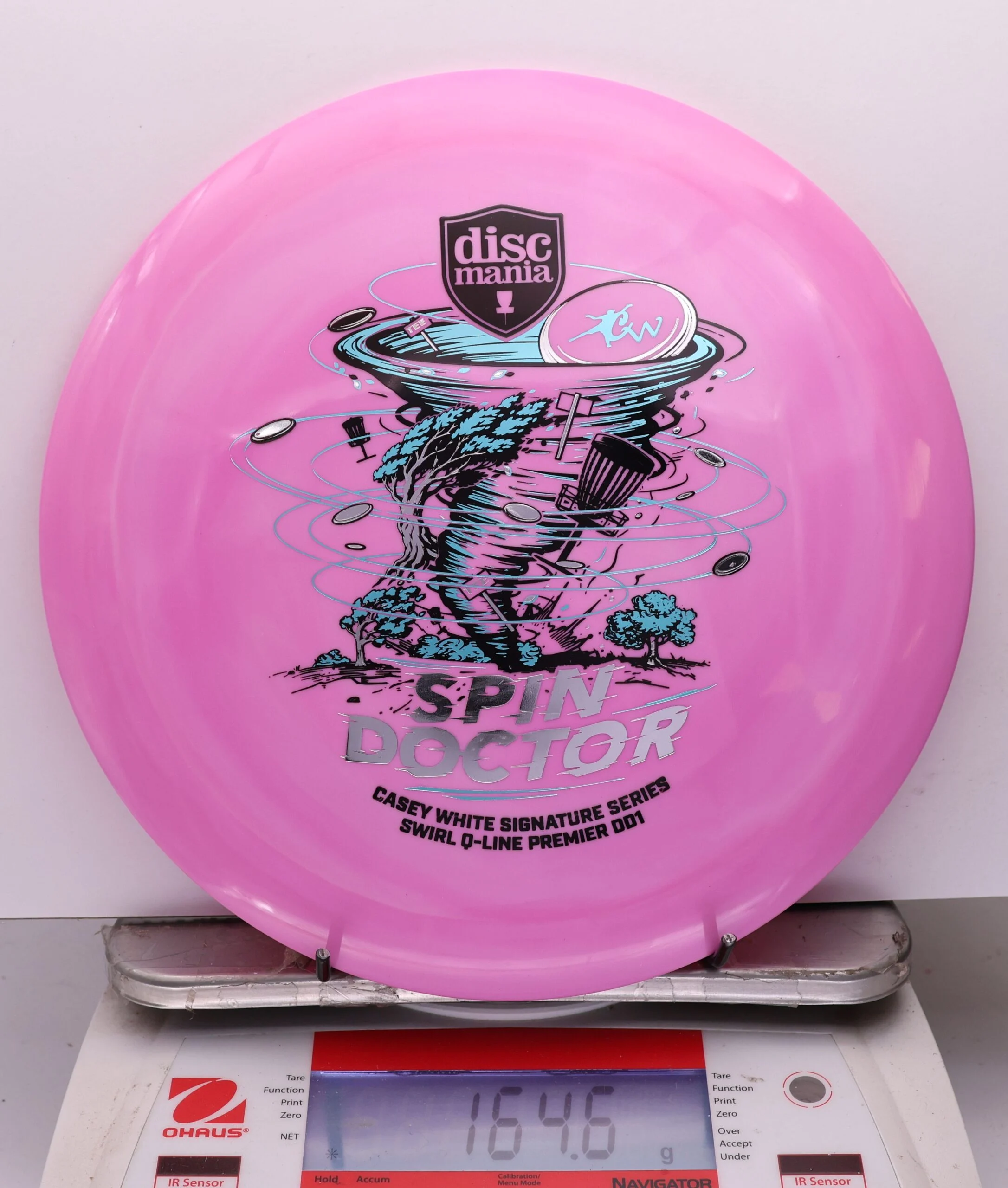 1113898 Swirl Q-Line Premier DD1, Spin Doctor - Casey White 2026 Signature Series - #20 Pink, 165