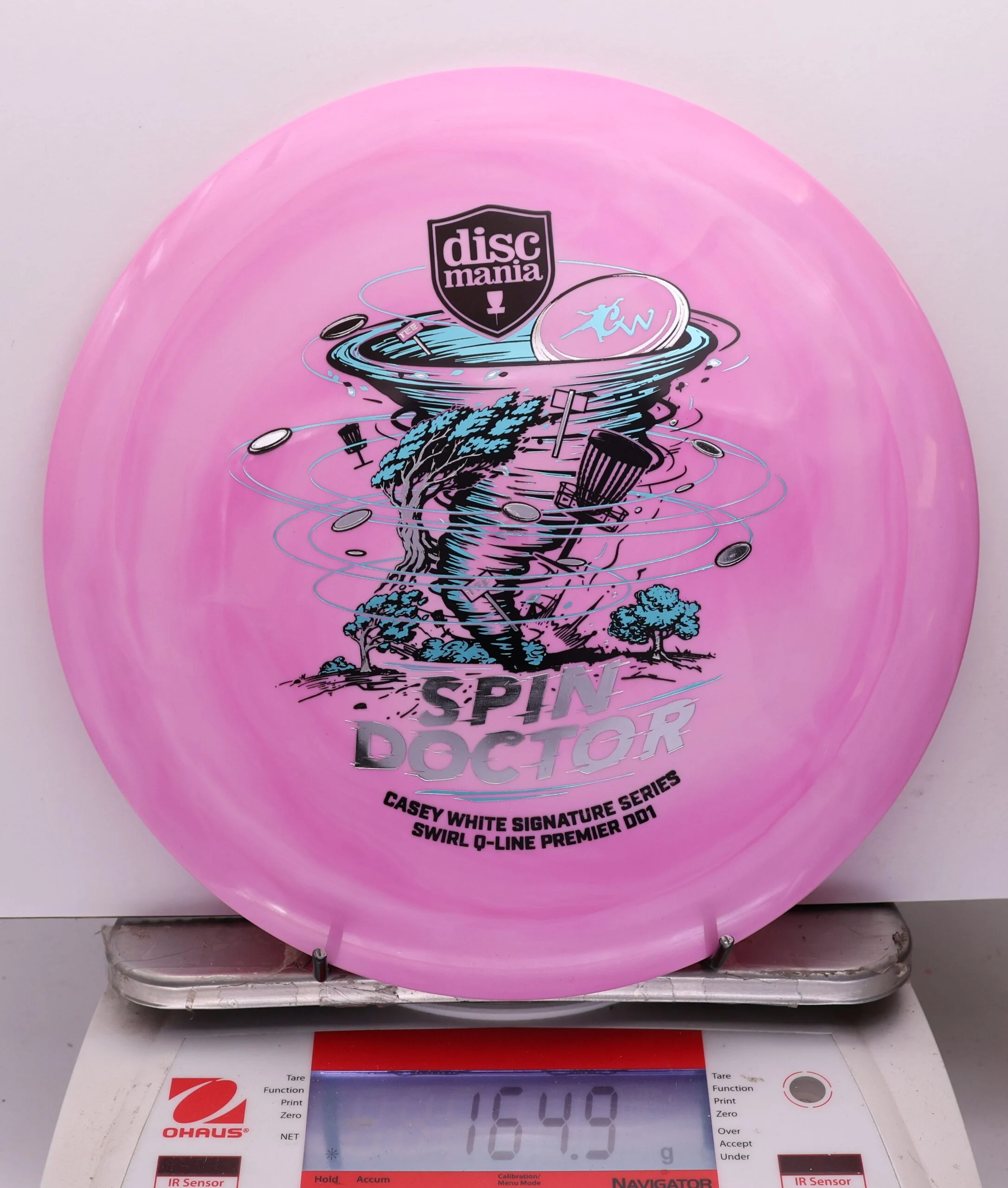 1113899 Swirl Q-Line Premier DD1, Spin Doctor - Casey White 2026 Signature Series - #21 Pink, 165