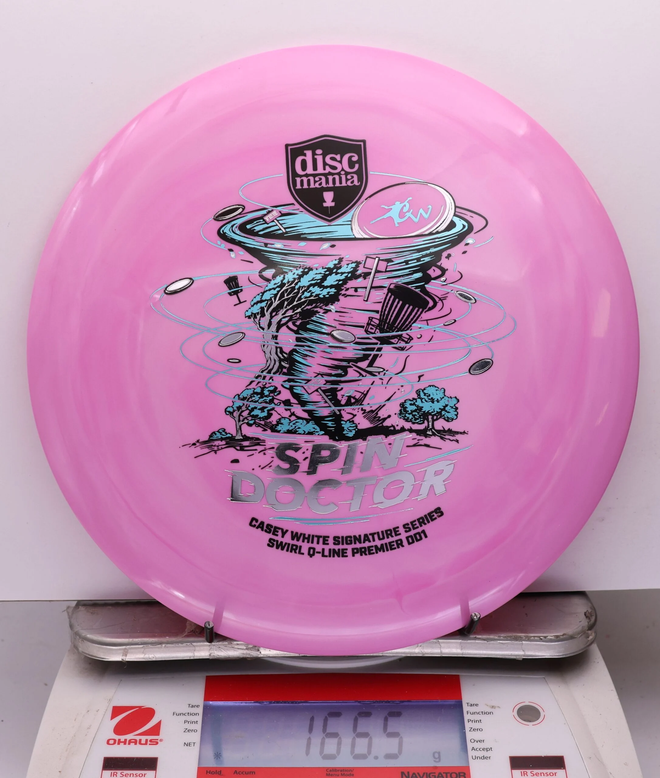 1113901 Swirl Q-Line Premier DD1, Spin Doctor - Casey White 2026 Signature Series - #23 Pink, 167