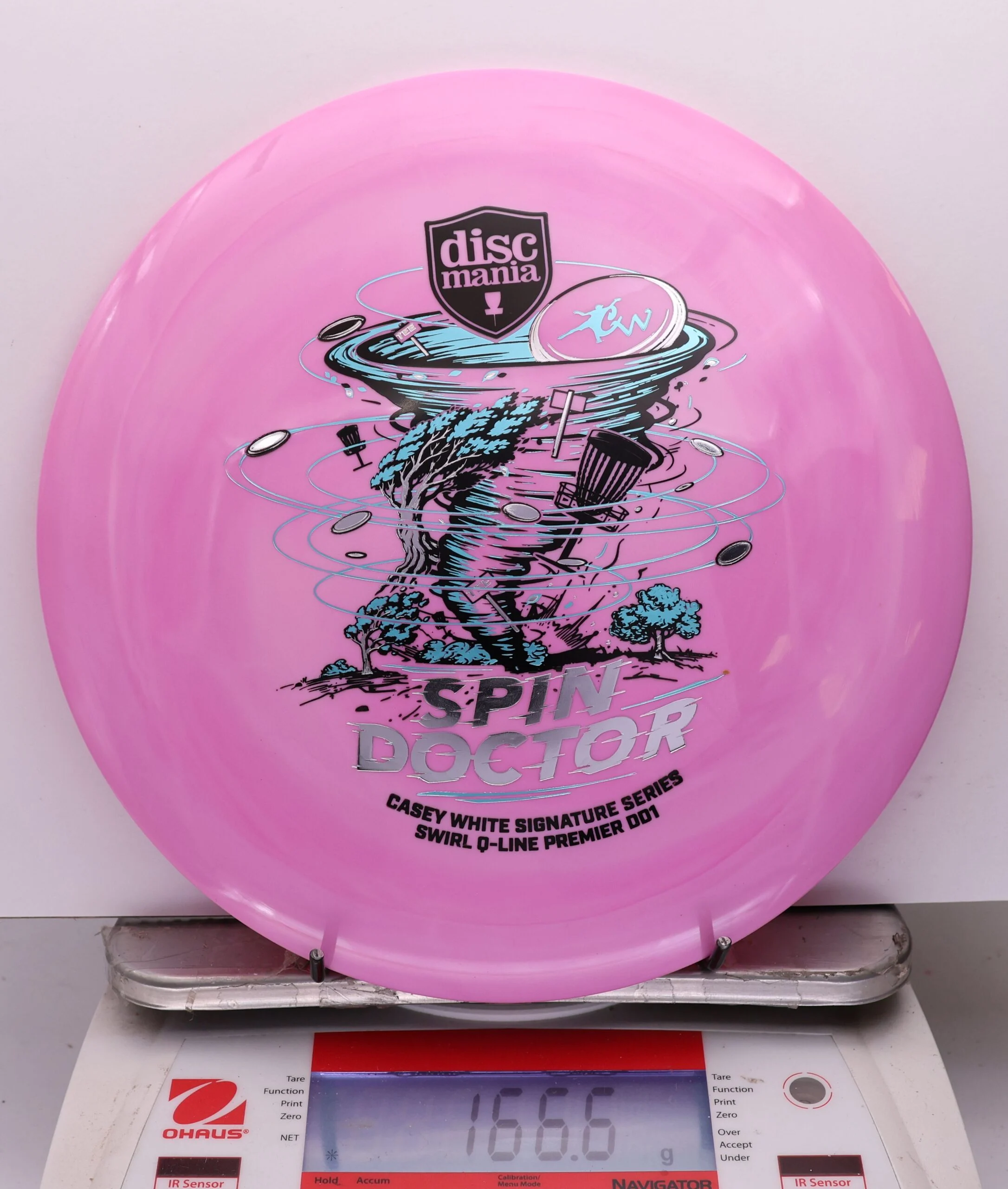 1113913 Swirl Q-Line Premier DD1, Spin Doctor - Casey White 2026 Signature Series - #25 Pink, 167