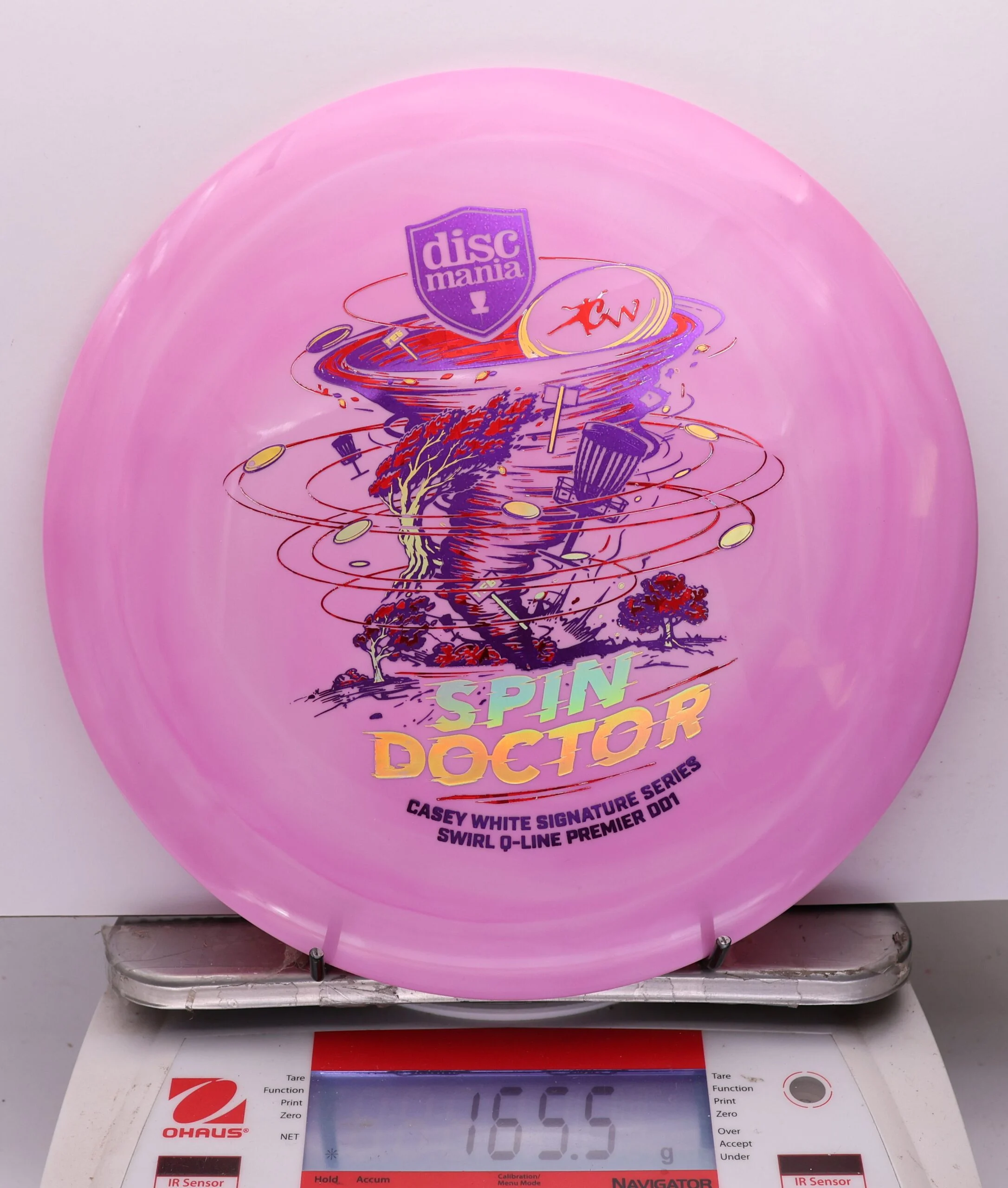 1113931 Swirl Q-Line Premier DD1, Spin Doctor - Casey White 2026 Signature Series - #33 Pink, 166